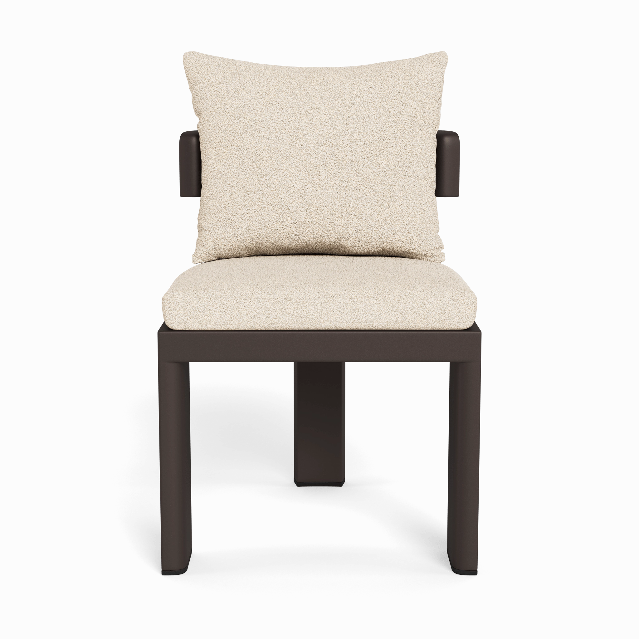Victoria Aluminum Armless Dining Chair