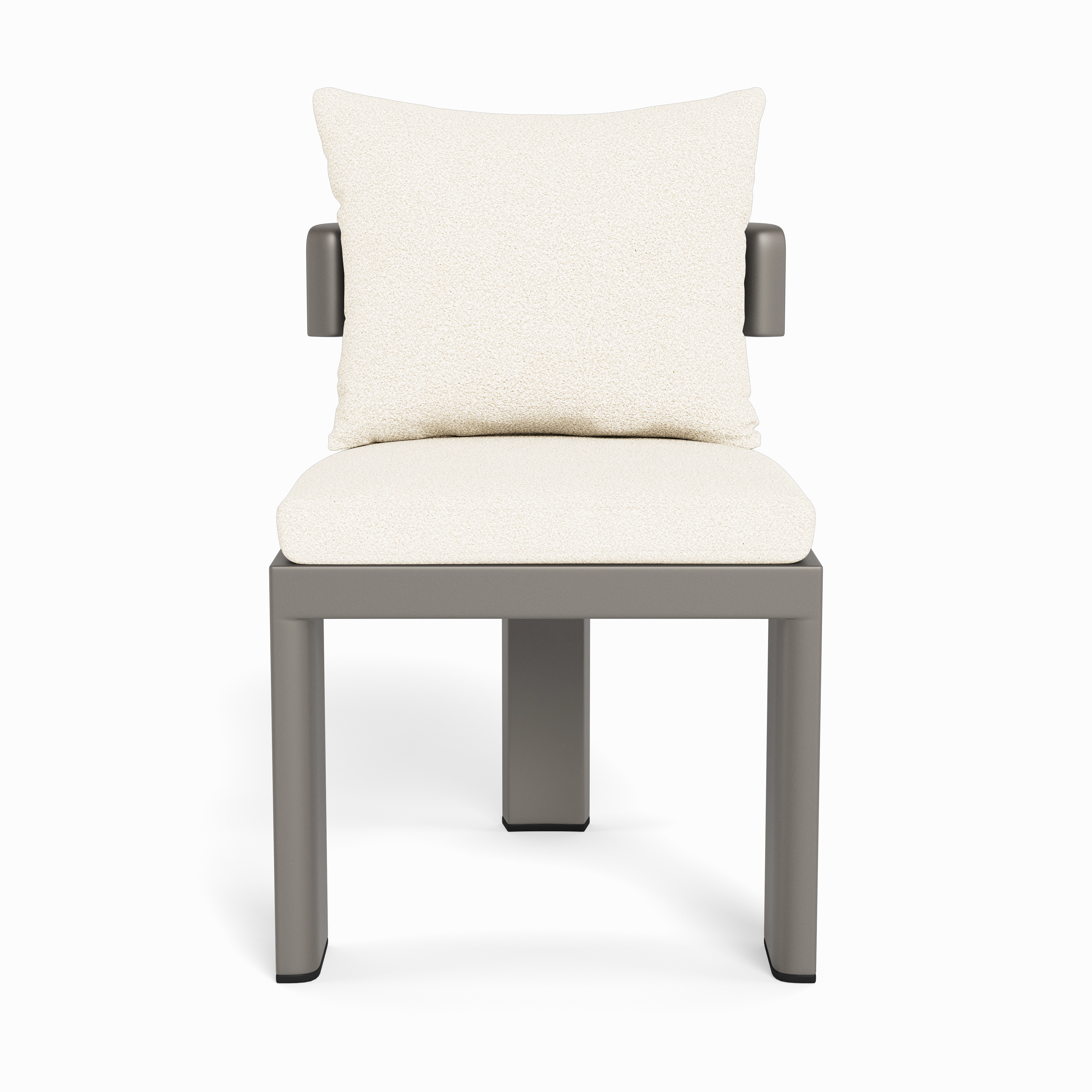 Victoria Aluminum Armless Dining Chair