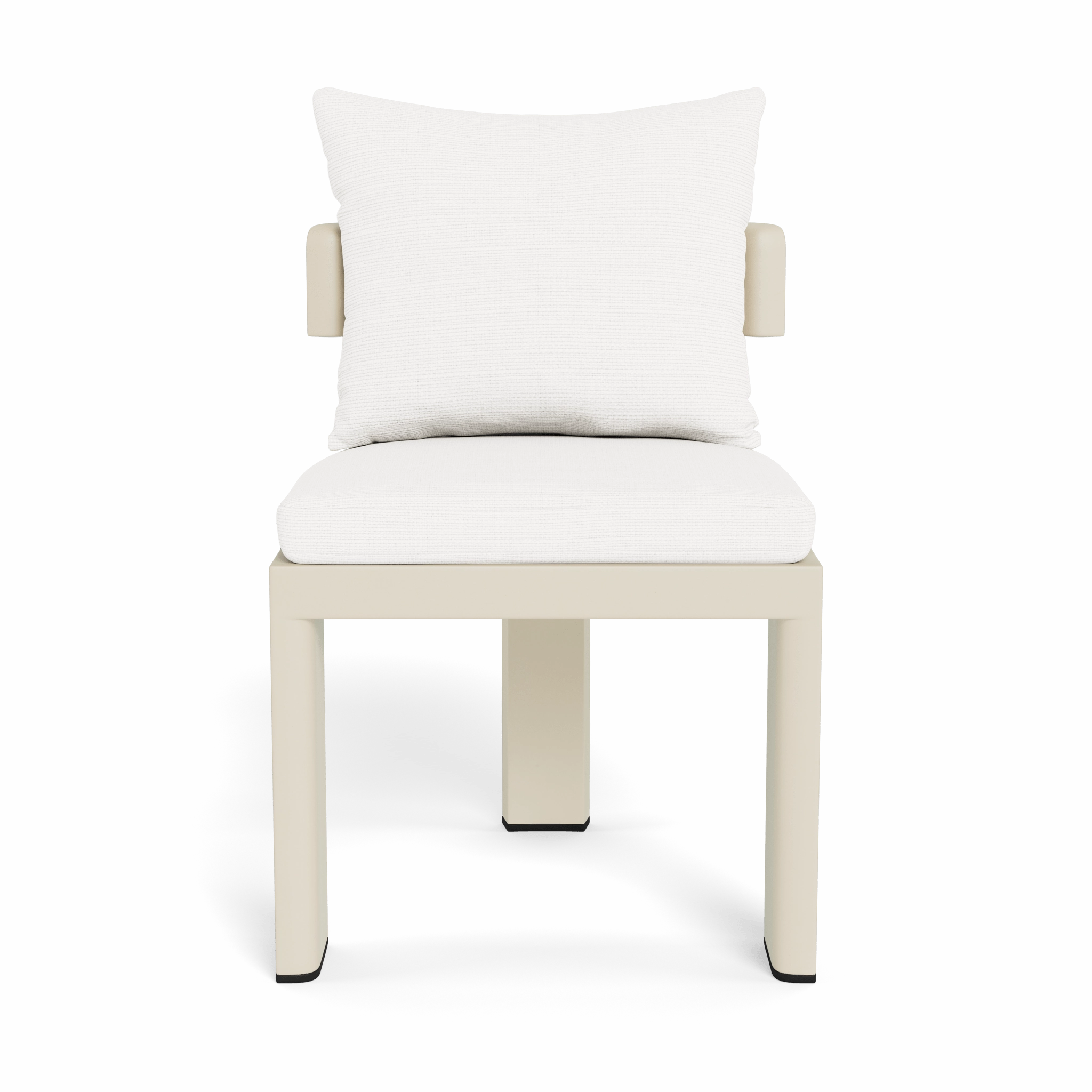 Victoria Aluminum Armless Dining Chair