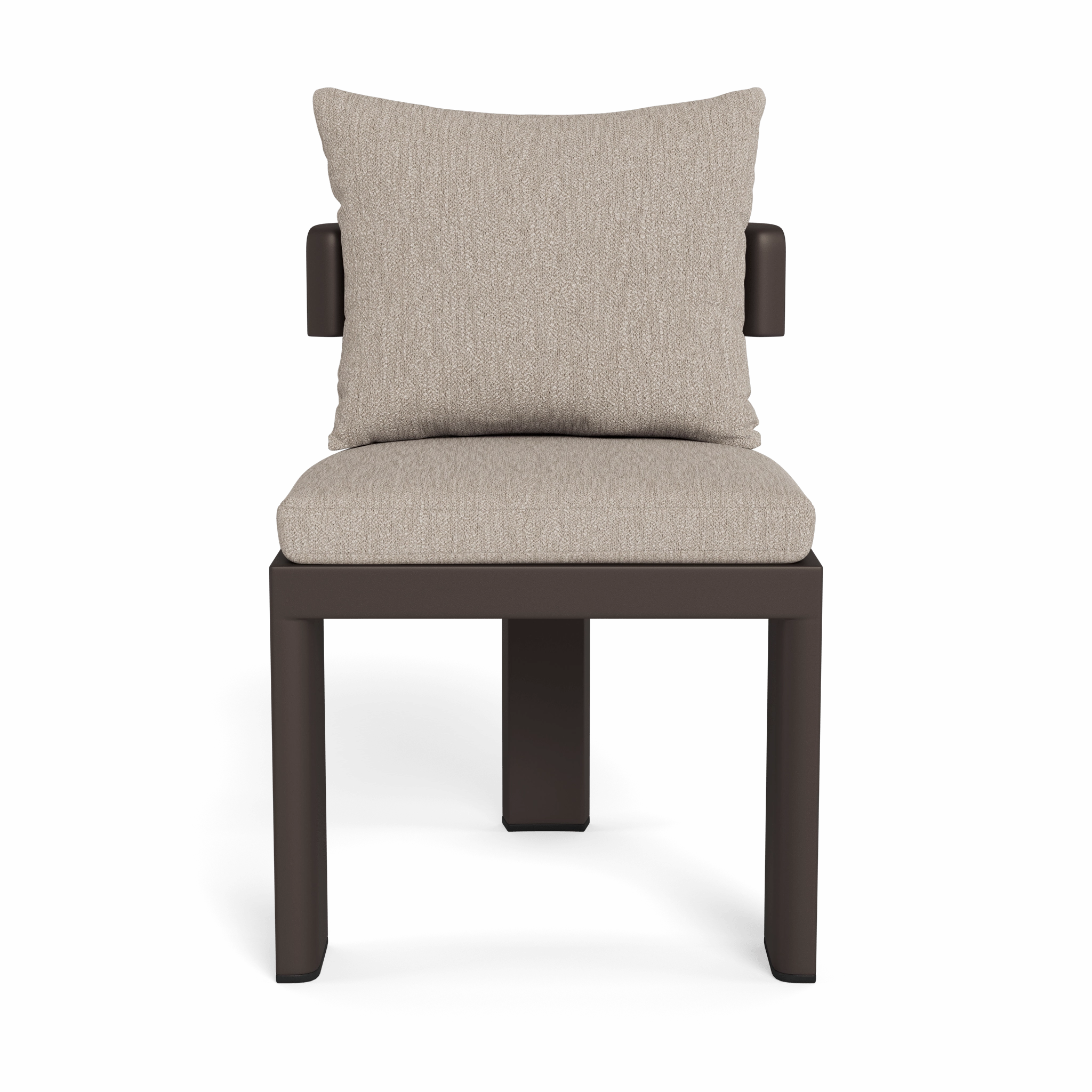 Victoria Aluminum Armless Dining Chair