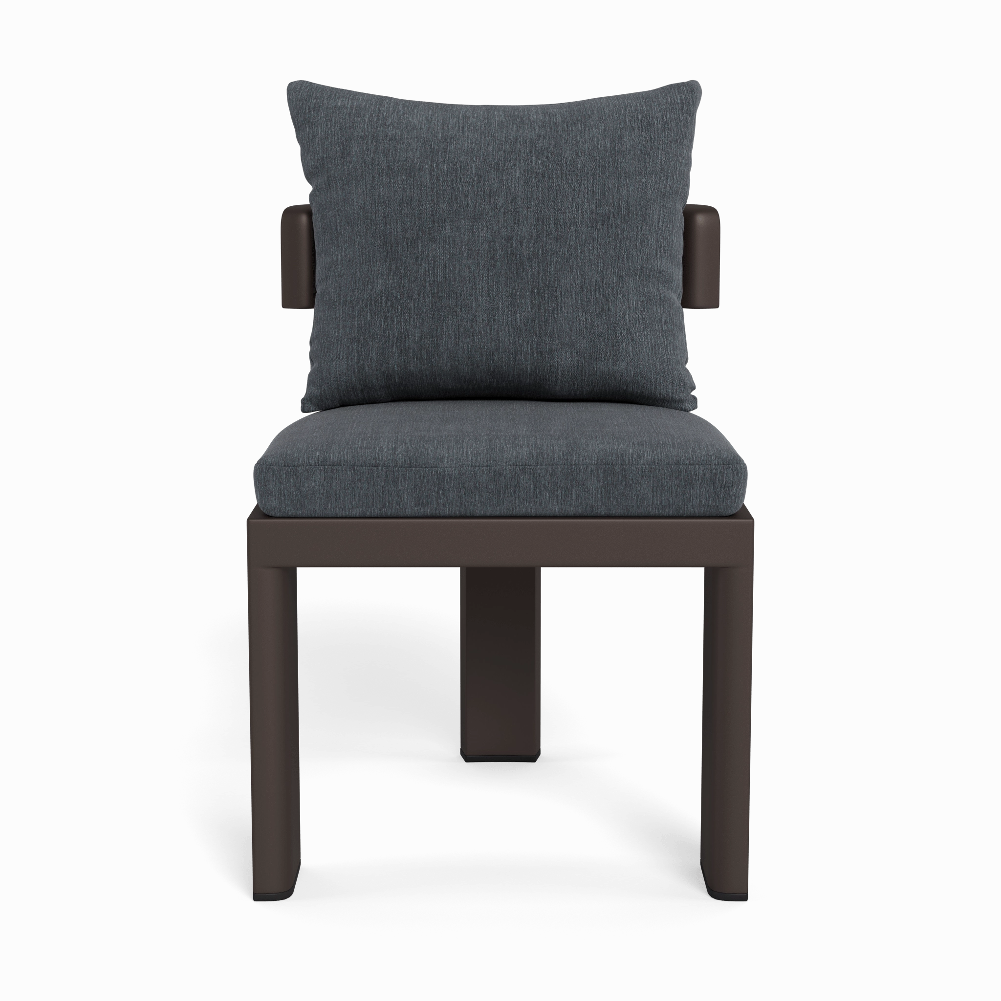 Victoria Aluminum Armless Dining Chair