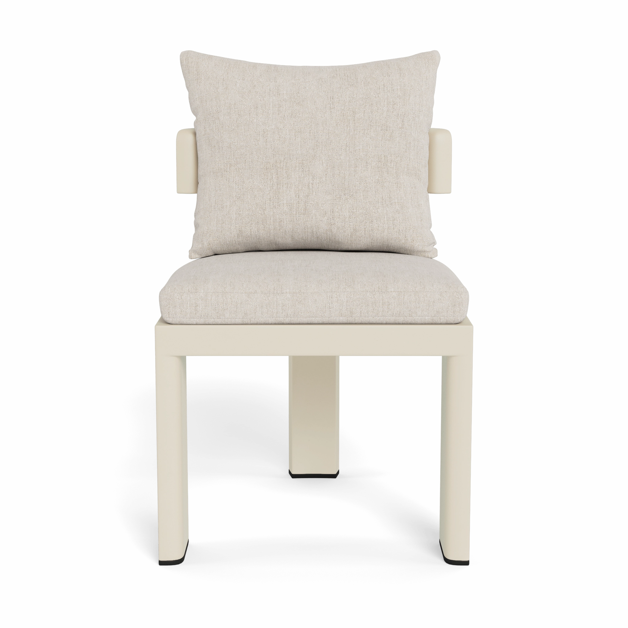 Victoria Aluminum Armless Dining Chair