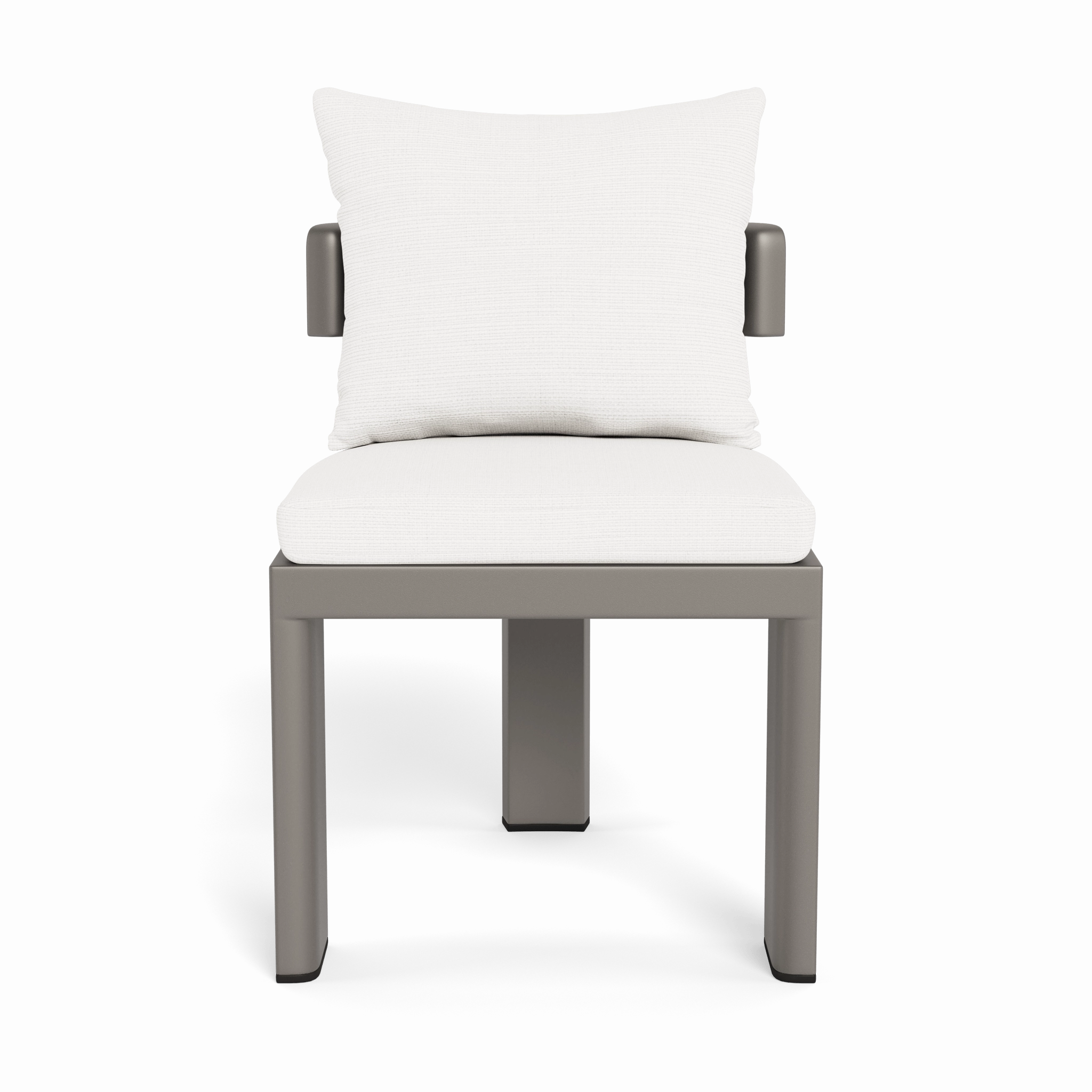 Victoria Aluminum Armless Dining Chair