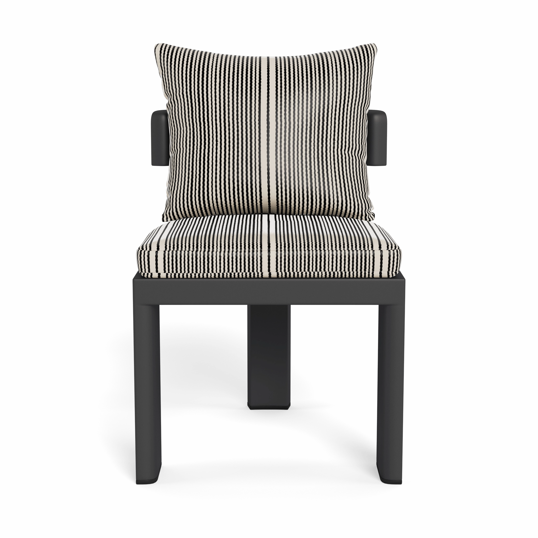 Victoria Aluminum Armless Dining Chair