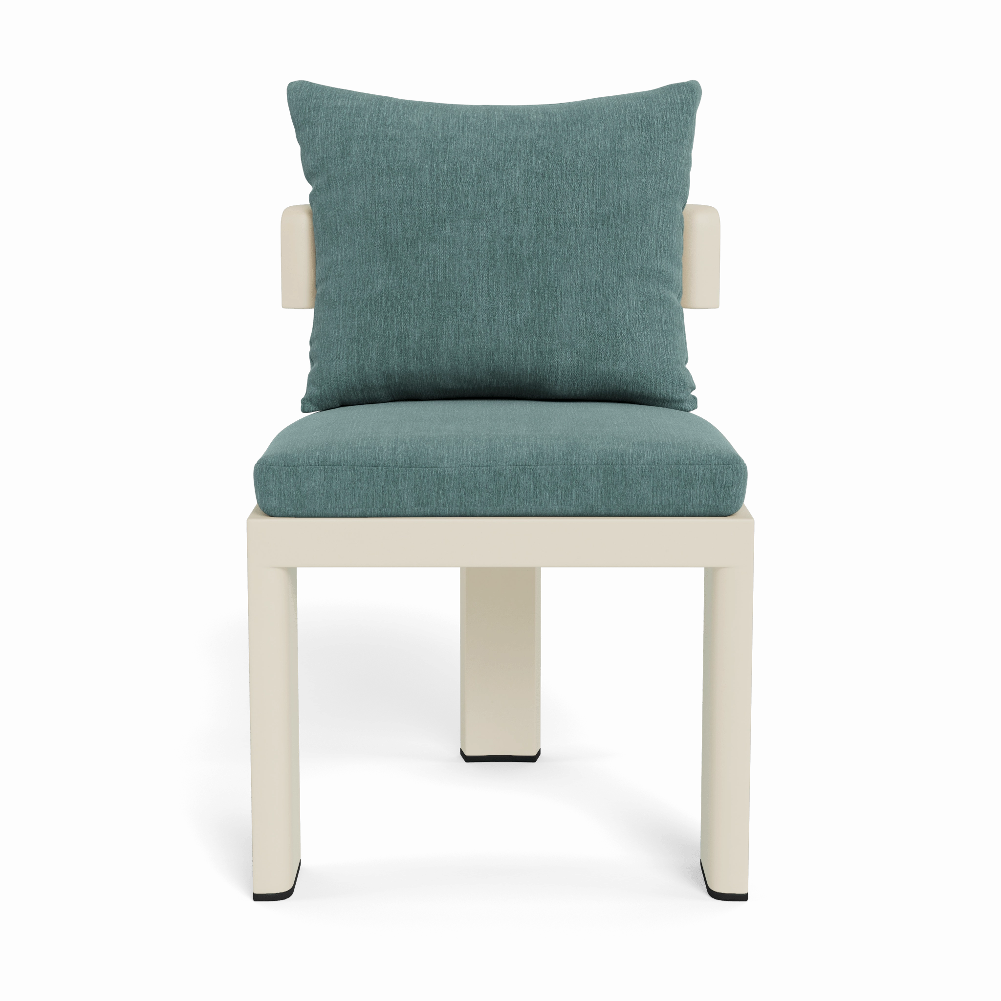 Victoria Aluminum Armless Dining Chair