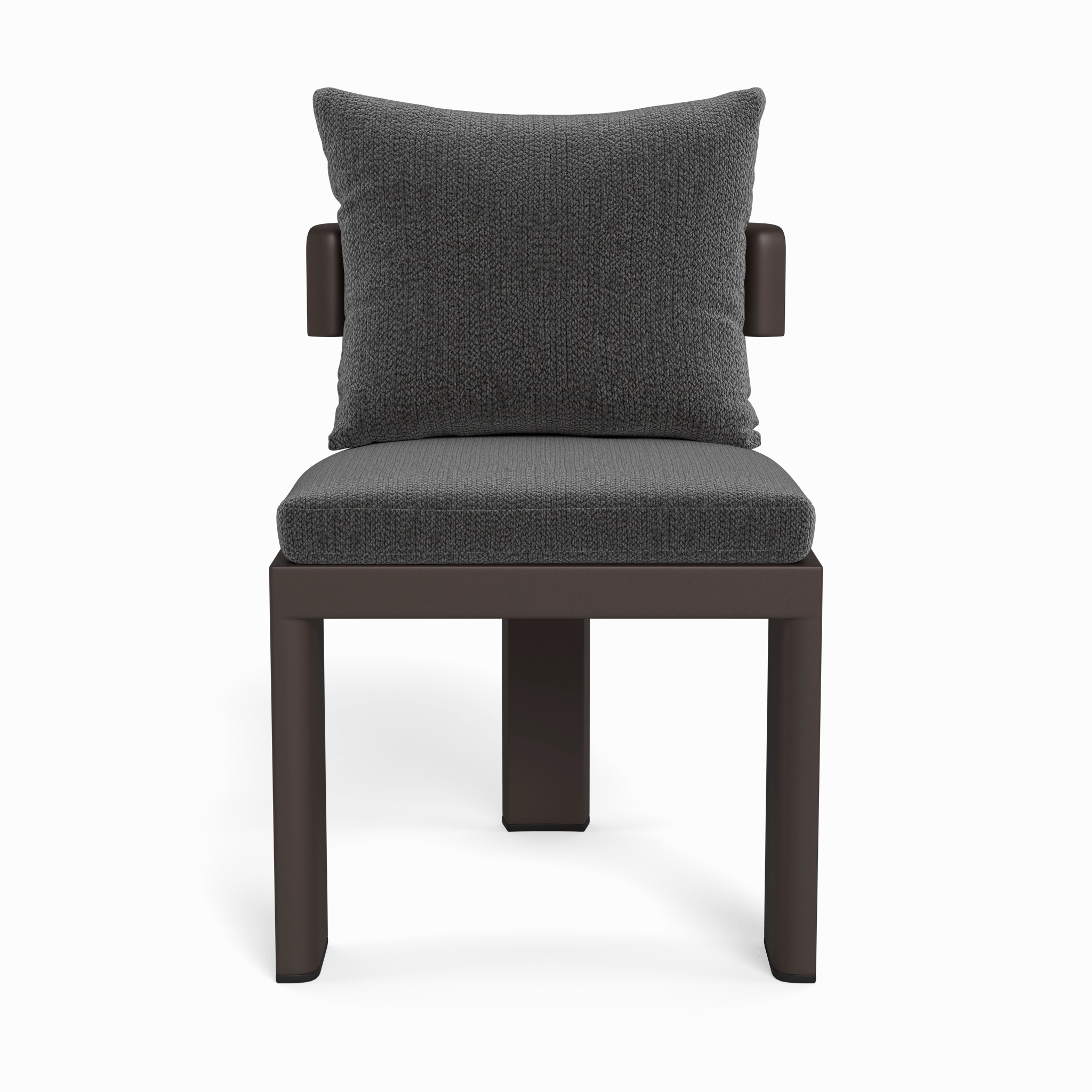 Victoria Aluminum Armless Dining Chair