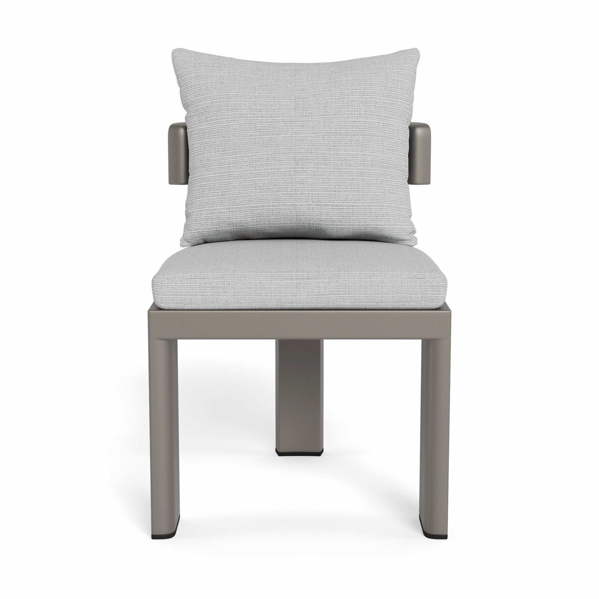 Victoria Aluminum Armless Dining Chair