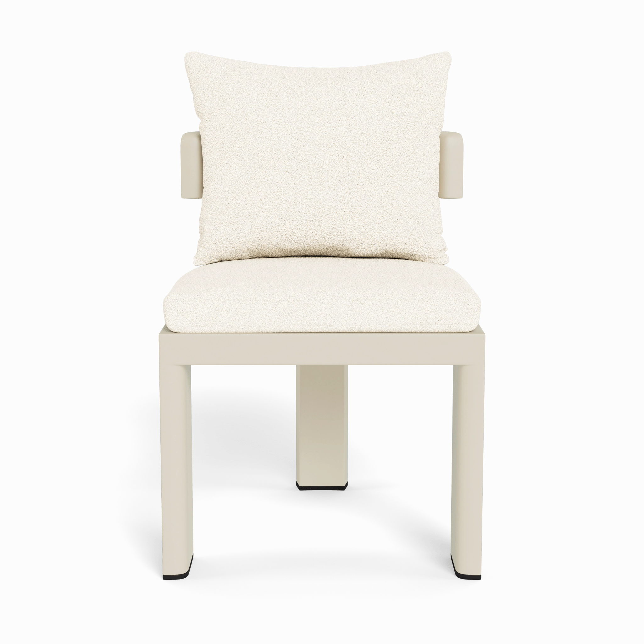 Victoria Aluminum Armless Dining Chair
