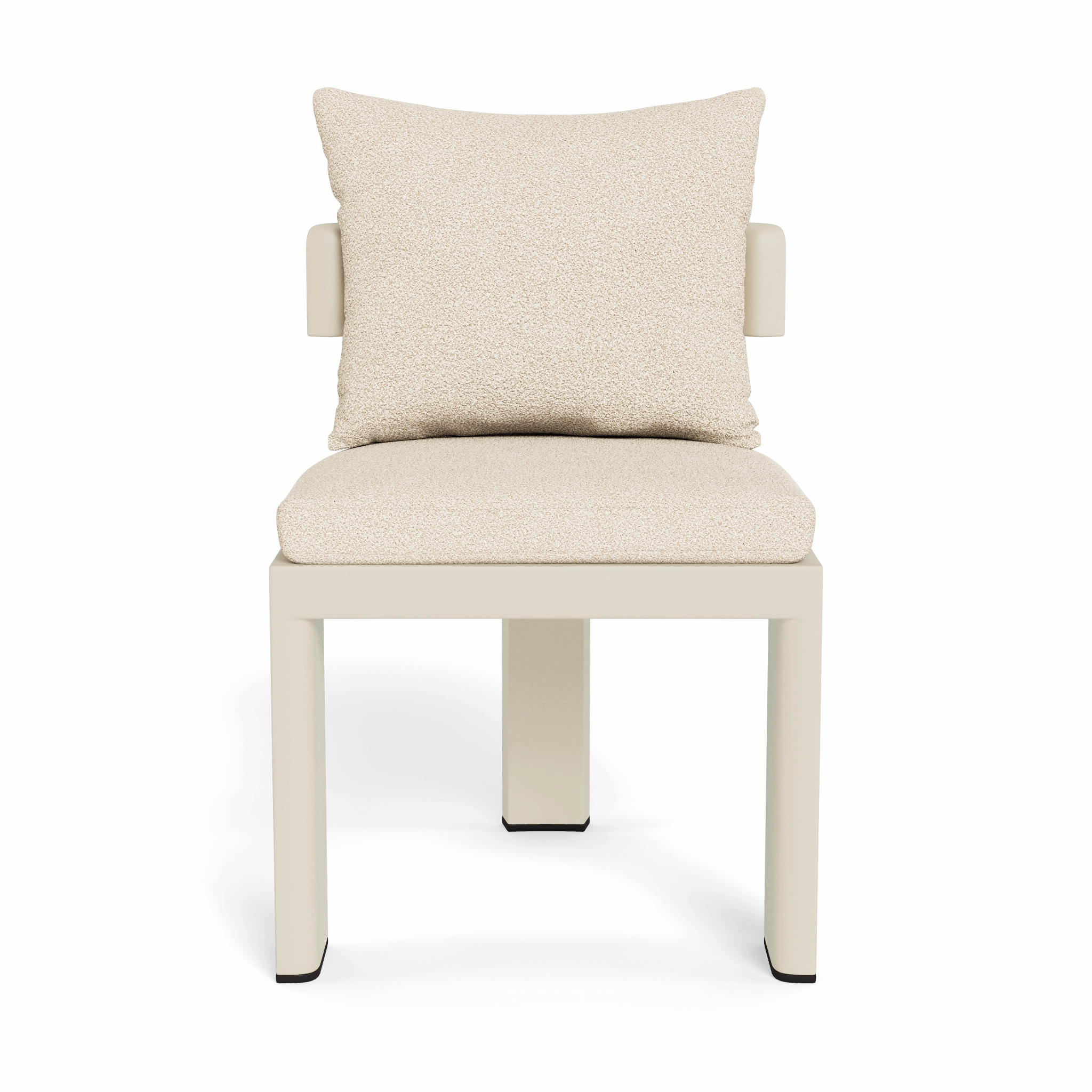 Victoria Aluminum Armless Dining Chair