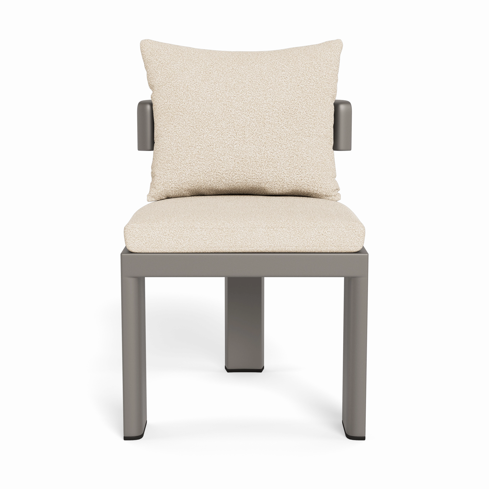 Victoria Aluminum Armless Dining Chair