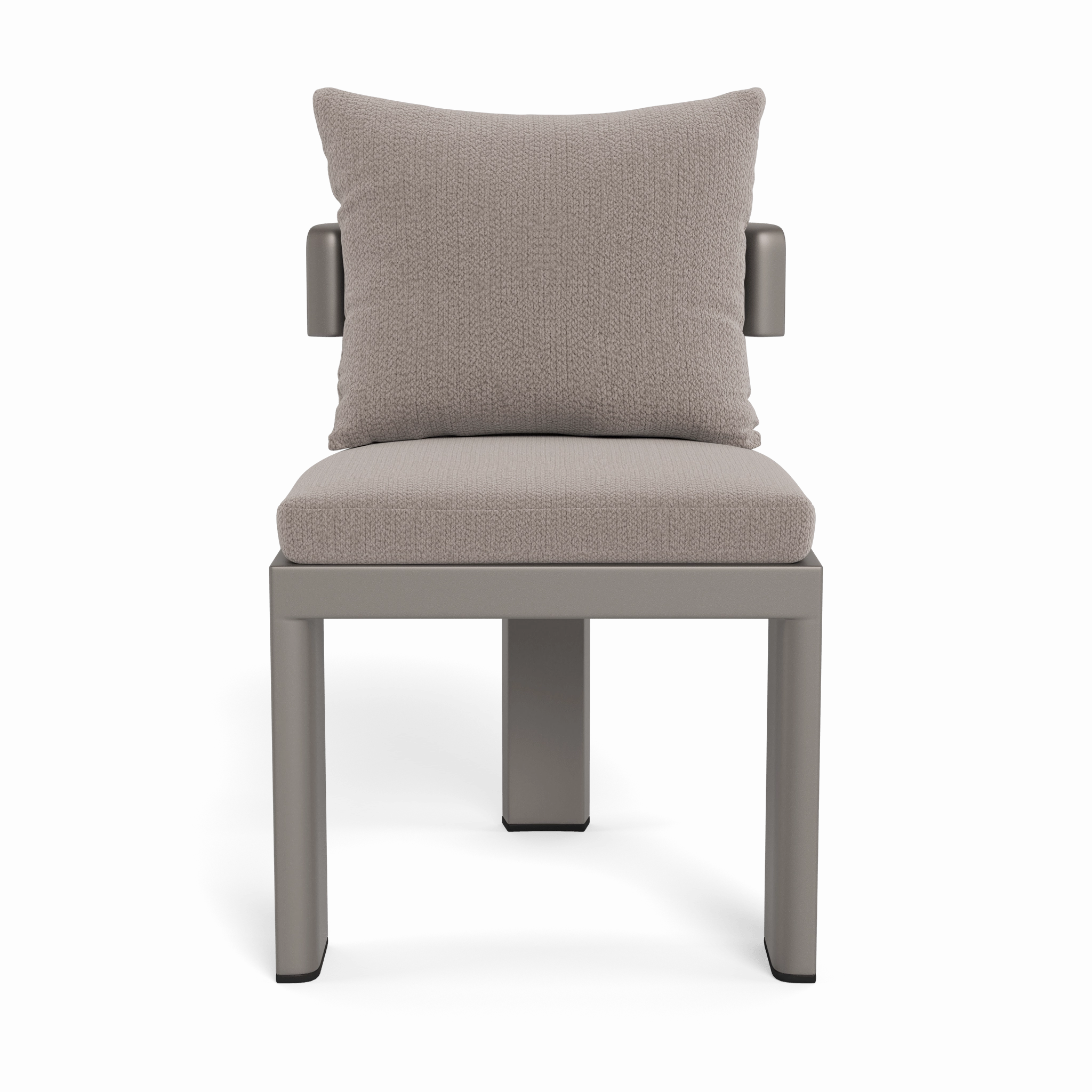 Victoria Aluminum Armless Dining Chair