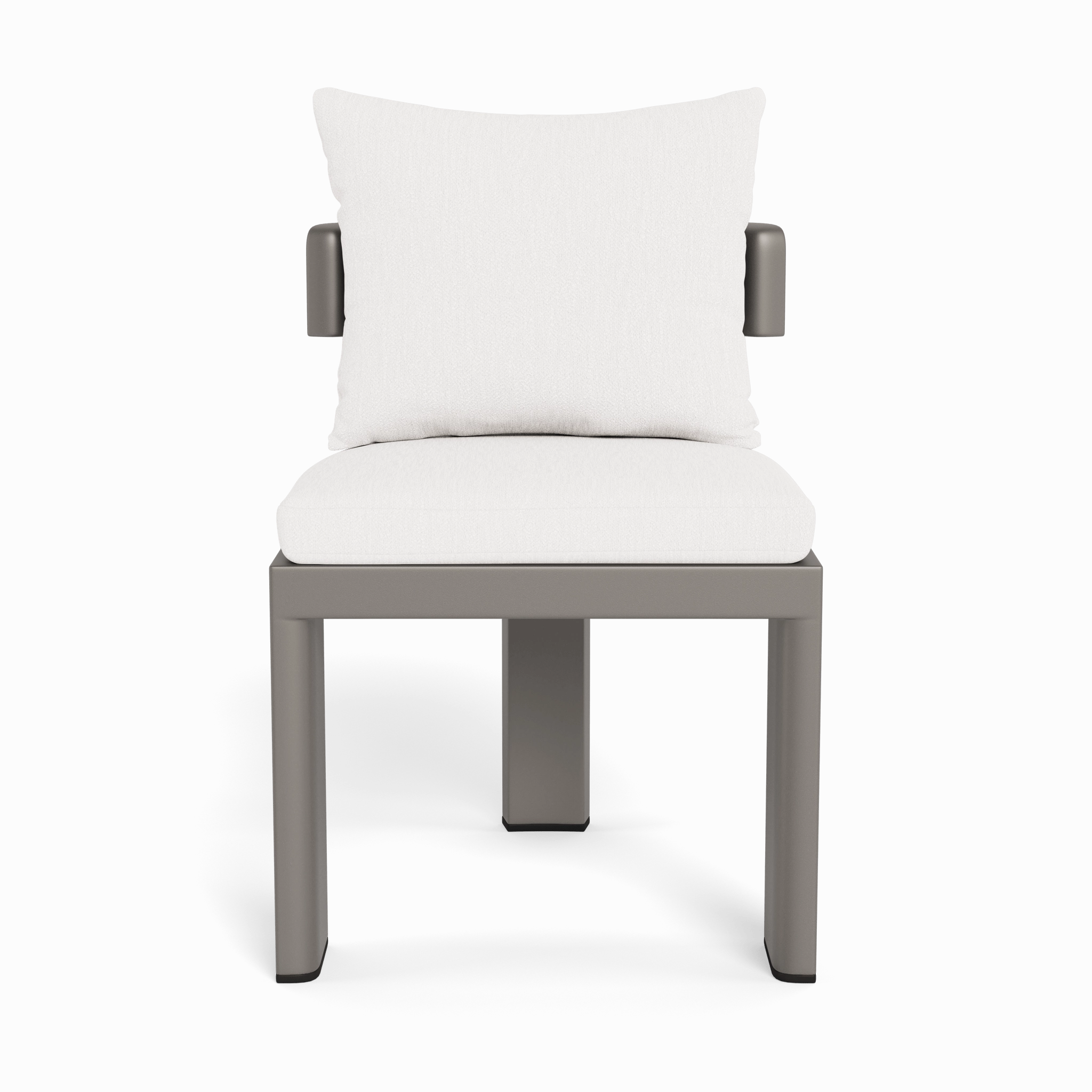 Victoria Aluminum Armless Dining Chair