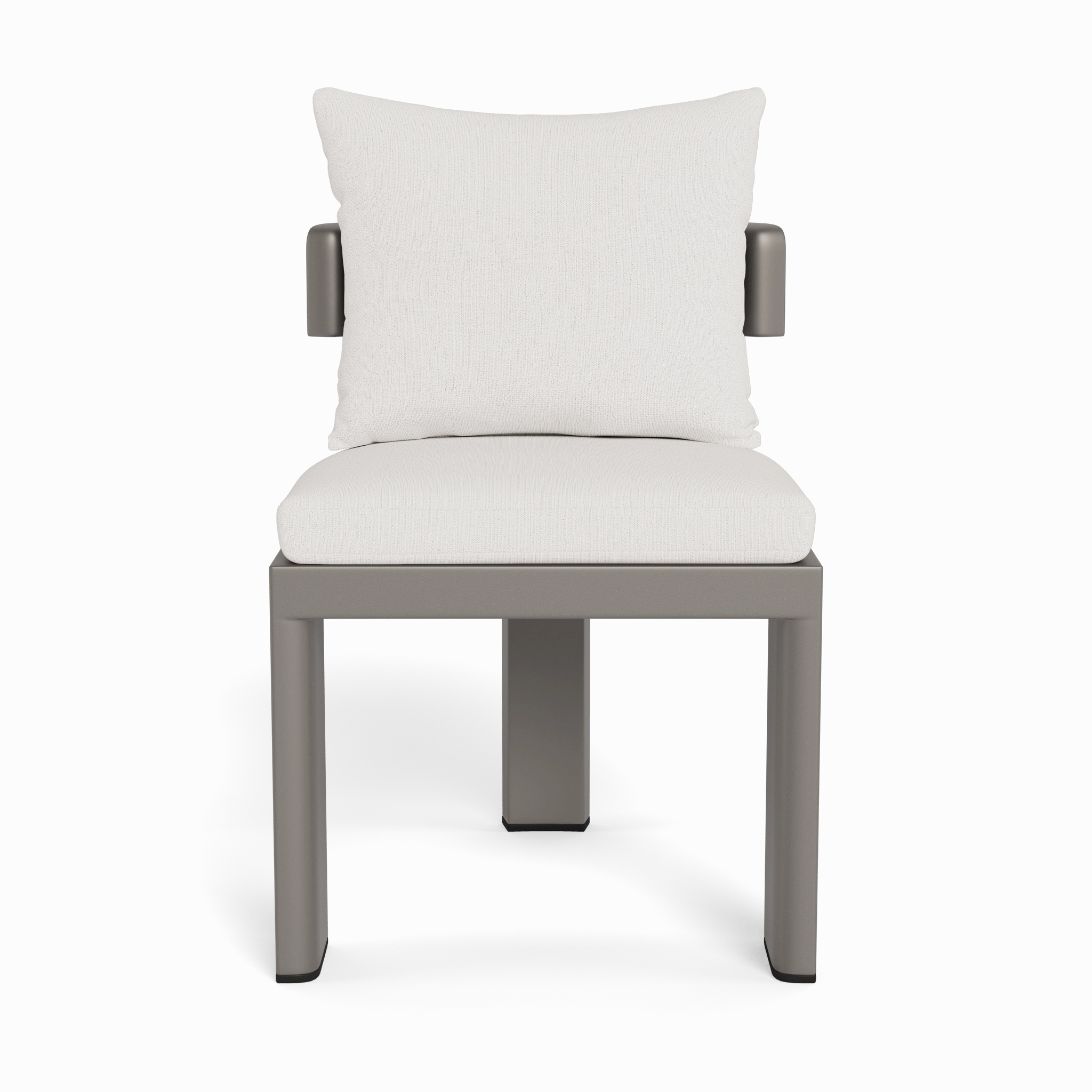 Victoria Aluminum Armless Dining Chair