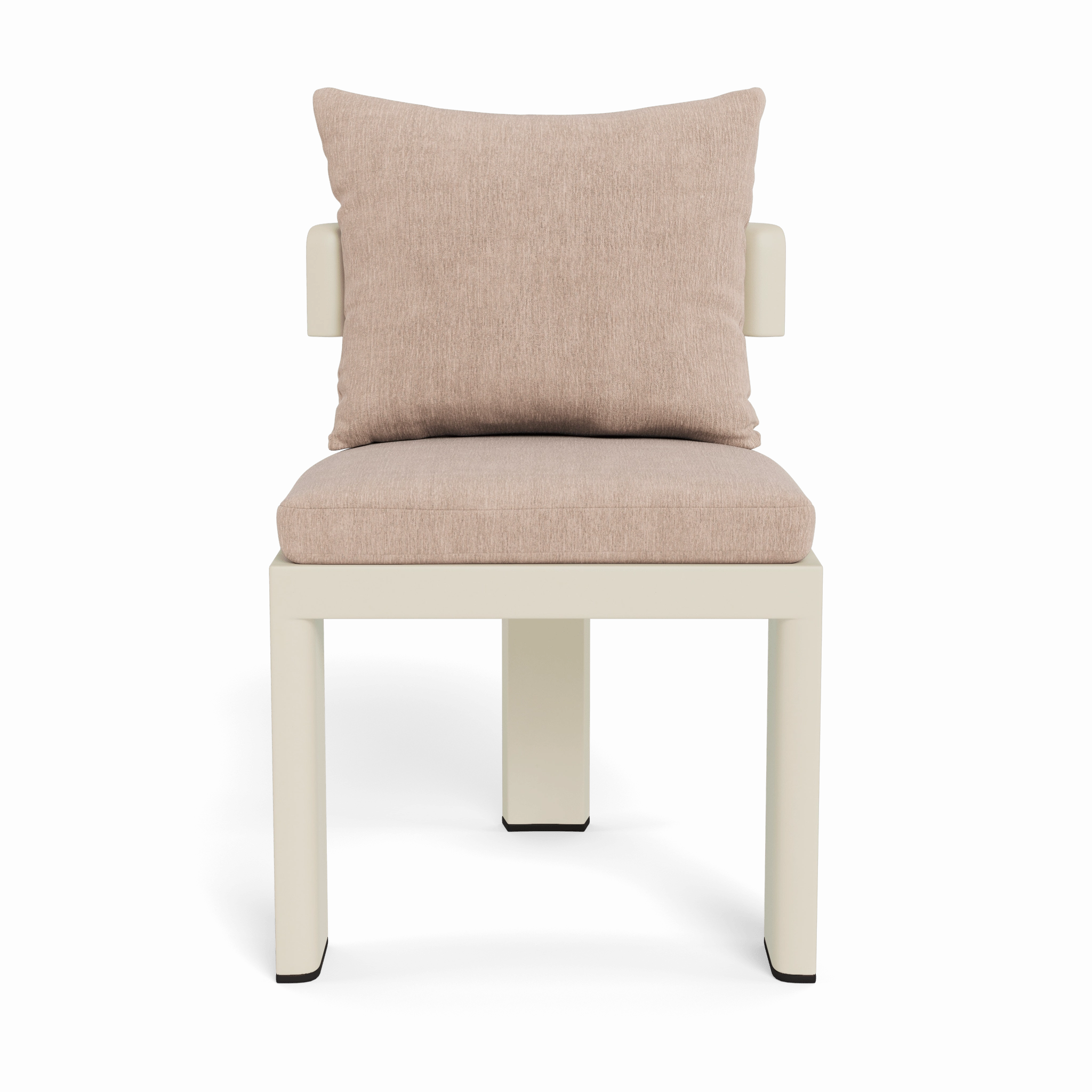 Victoria Aluminum Armless Dining Chair