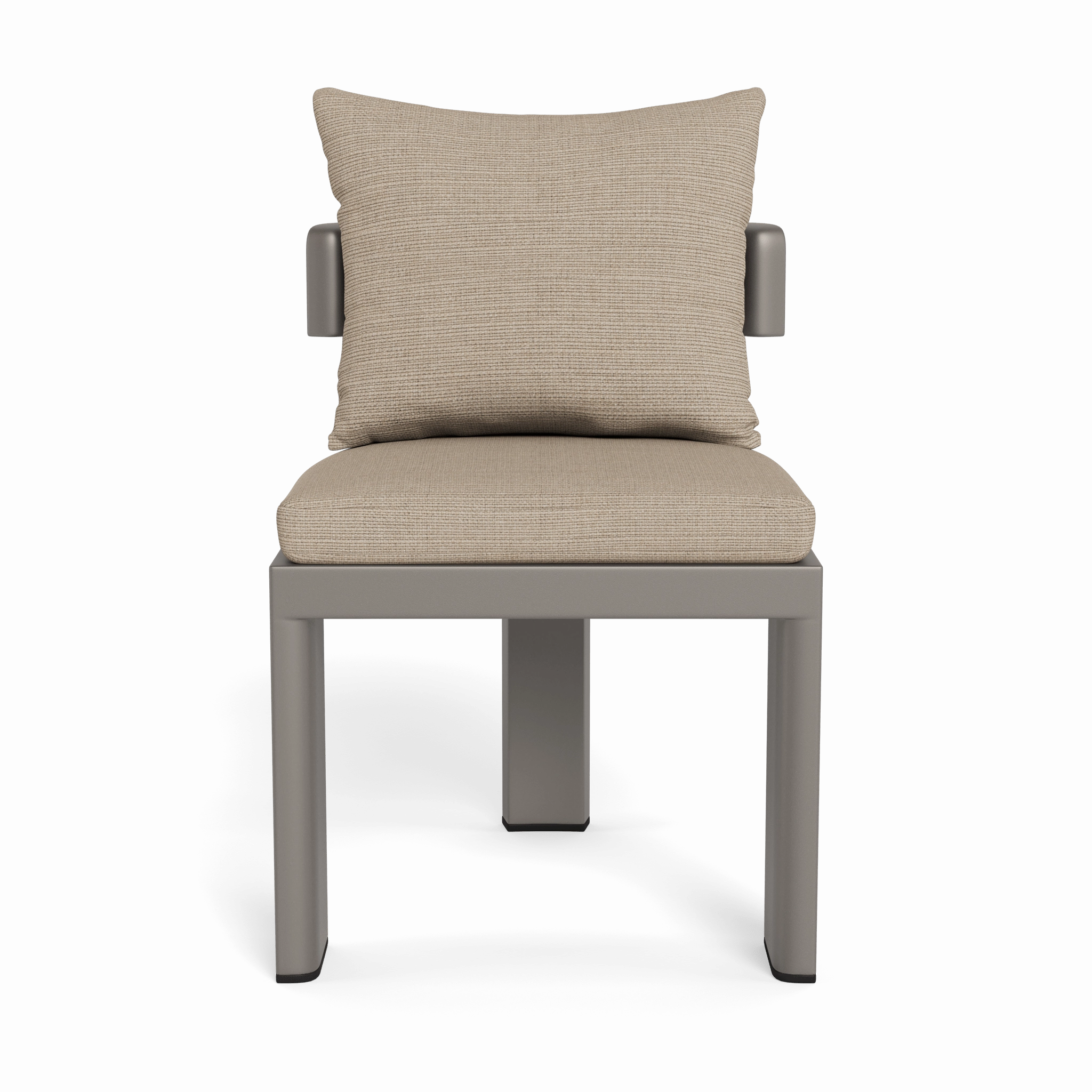 Victoria Aluminum Armless Dining Chair