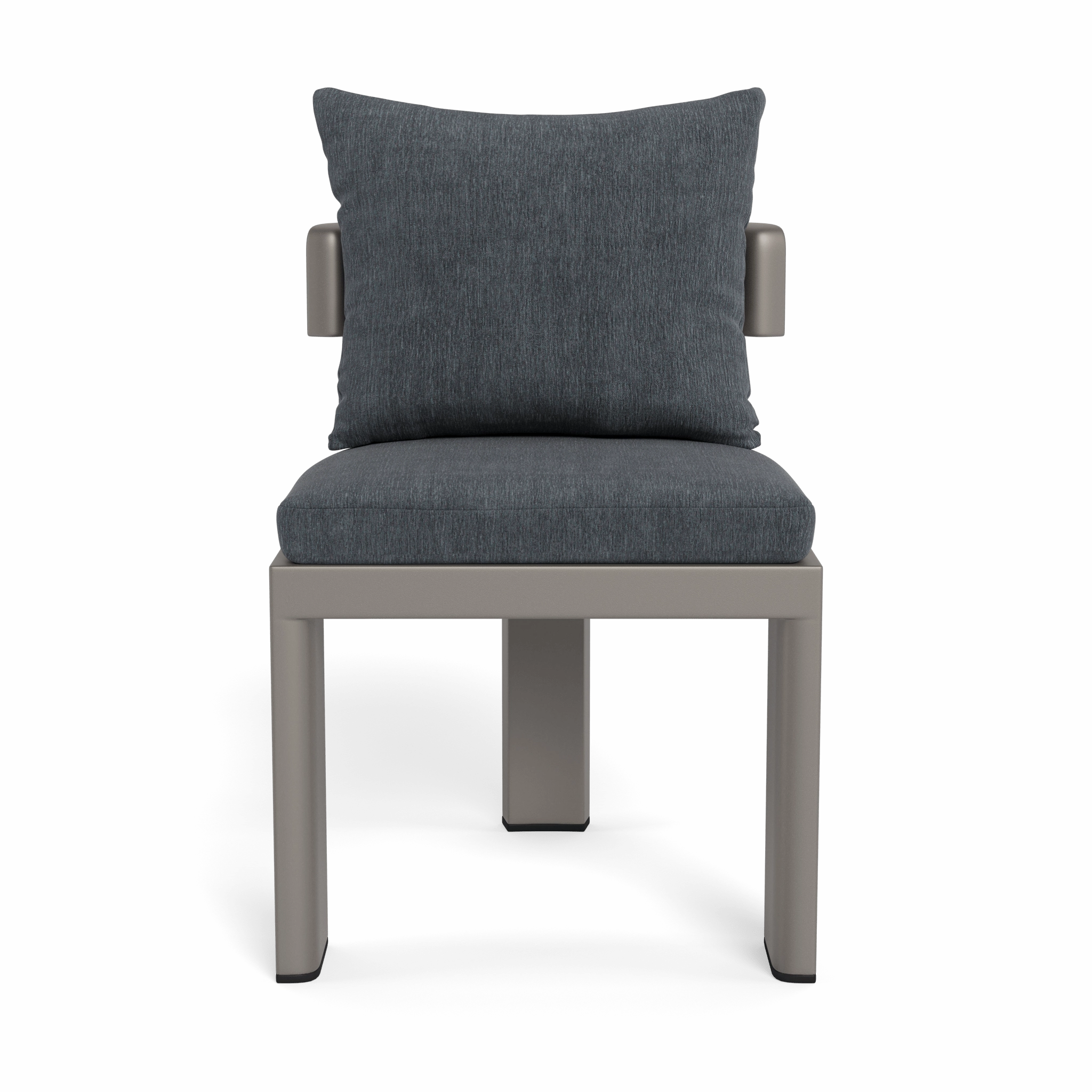 Victoria Aluminum Armless Dining Chair