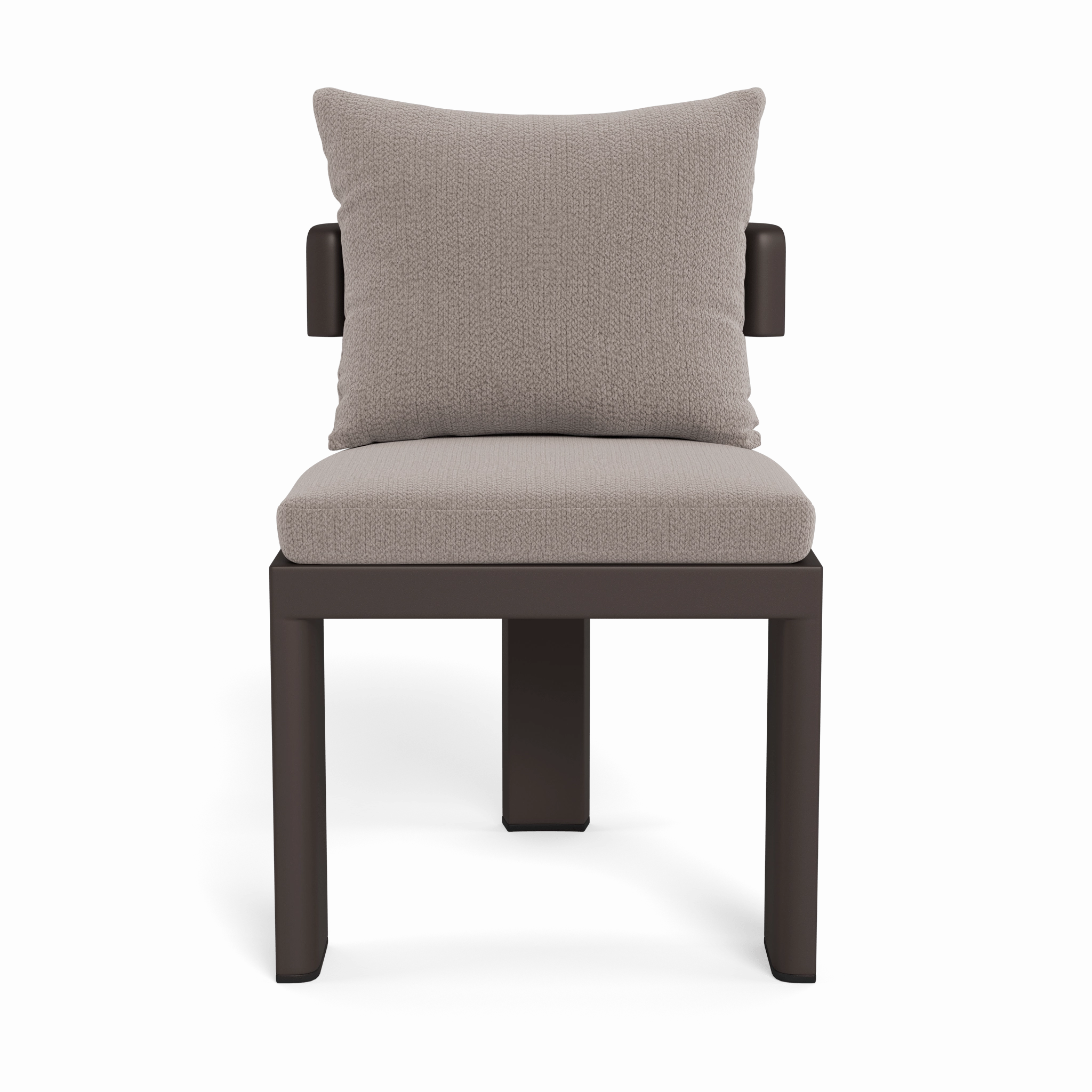 Victoria Aluminum Armless Dining Chair