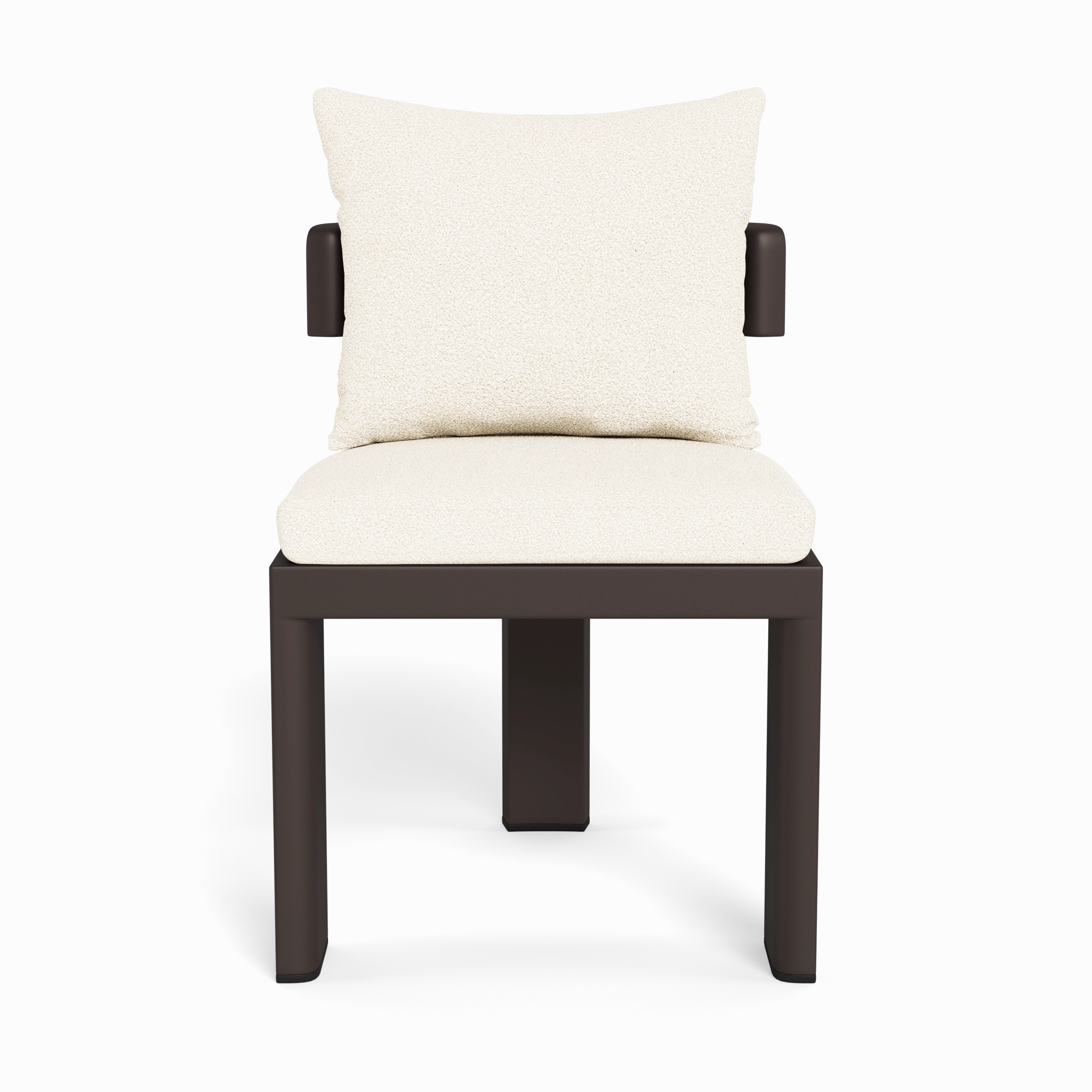 Victoria Aluminum Armless Dining Chair