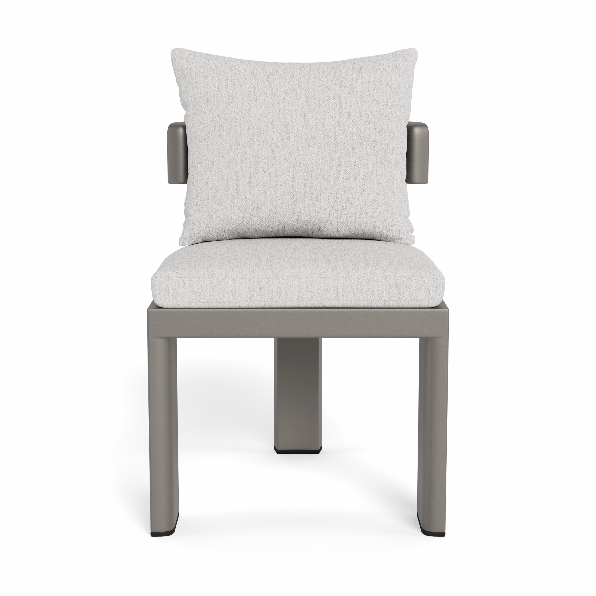 Victoria Aluminum Armless Dining Chair