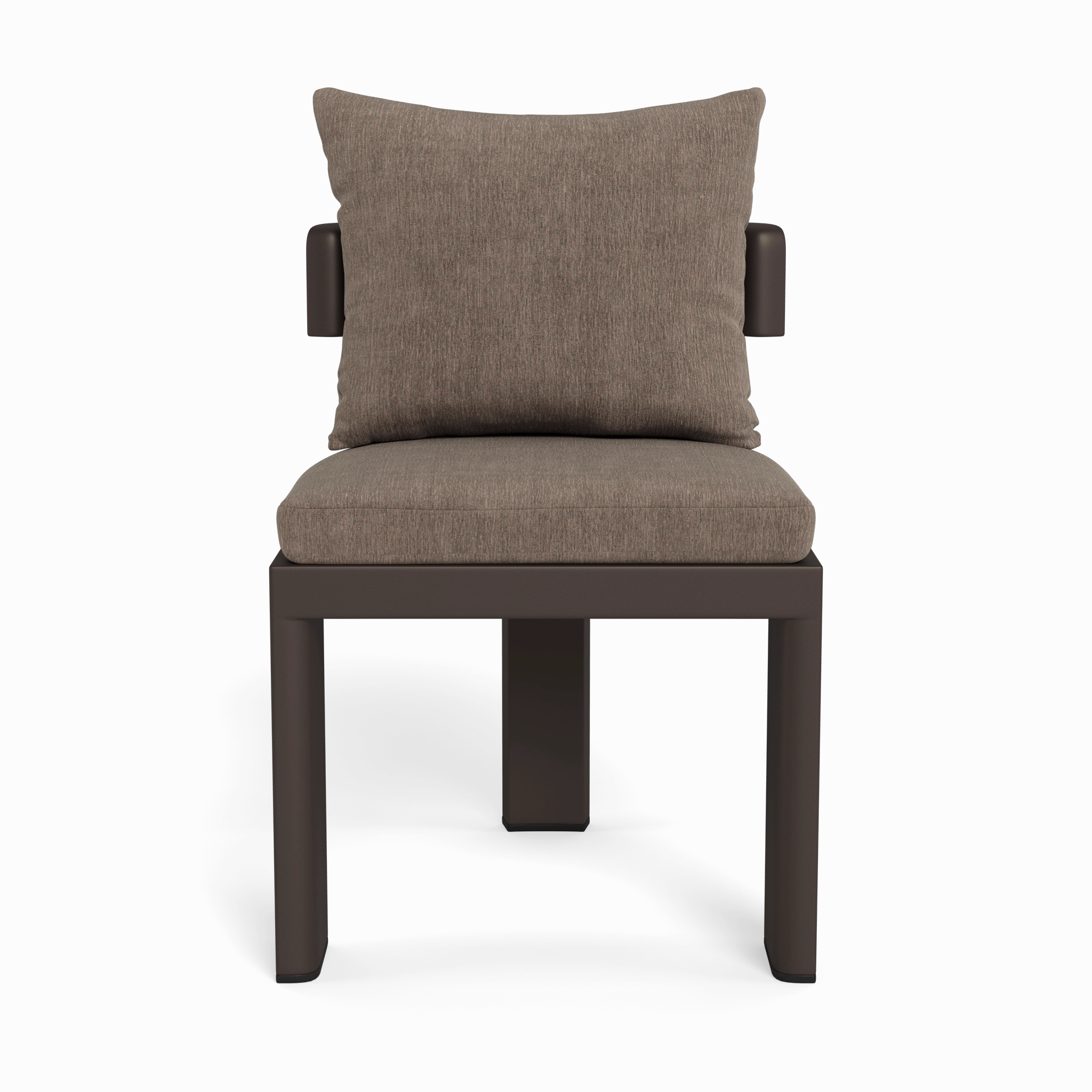 Victoria Aluminum Armless Dining Chair