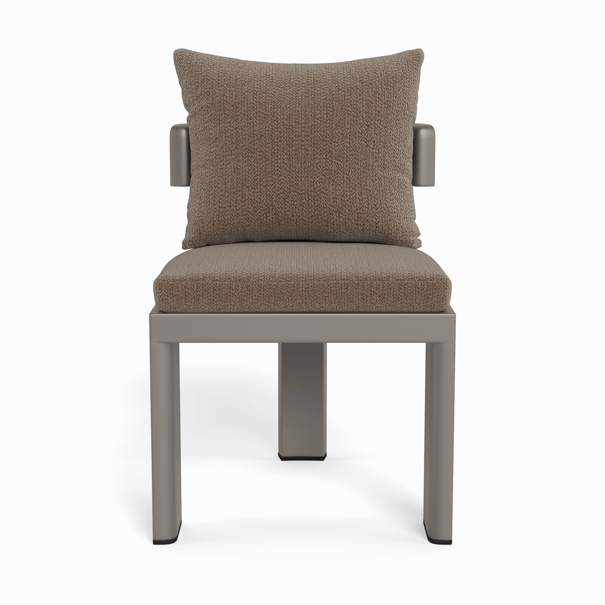 Victoria Aluminum Armless Dining Chair