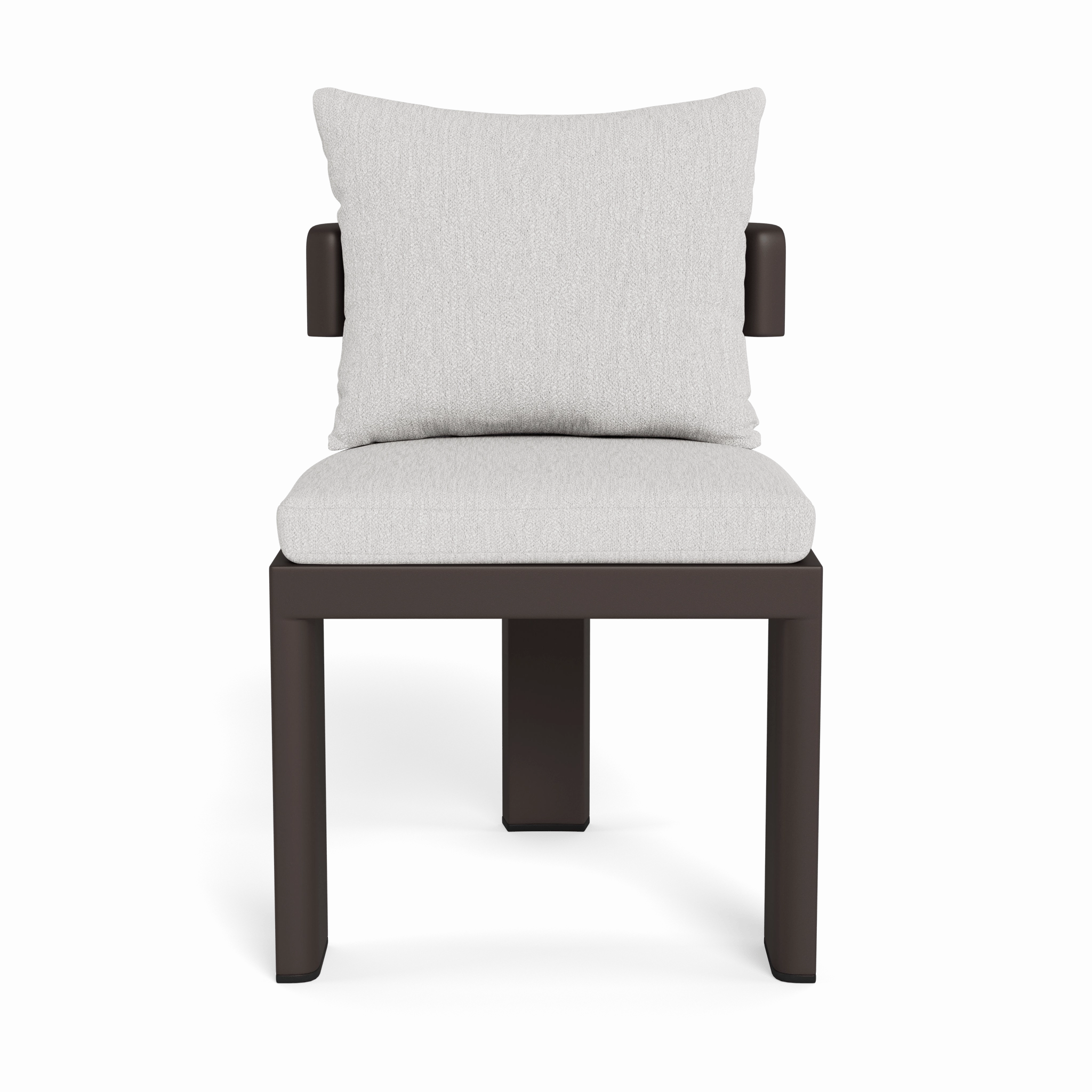 Victoria Aluminum Armless Dining Chair