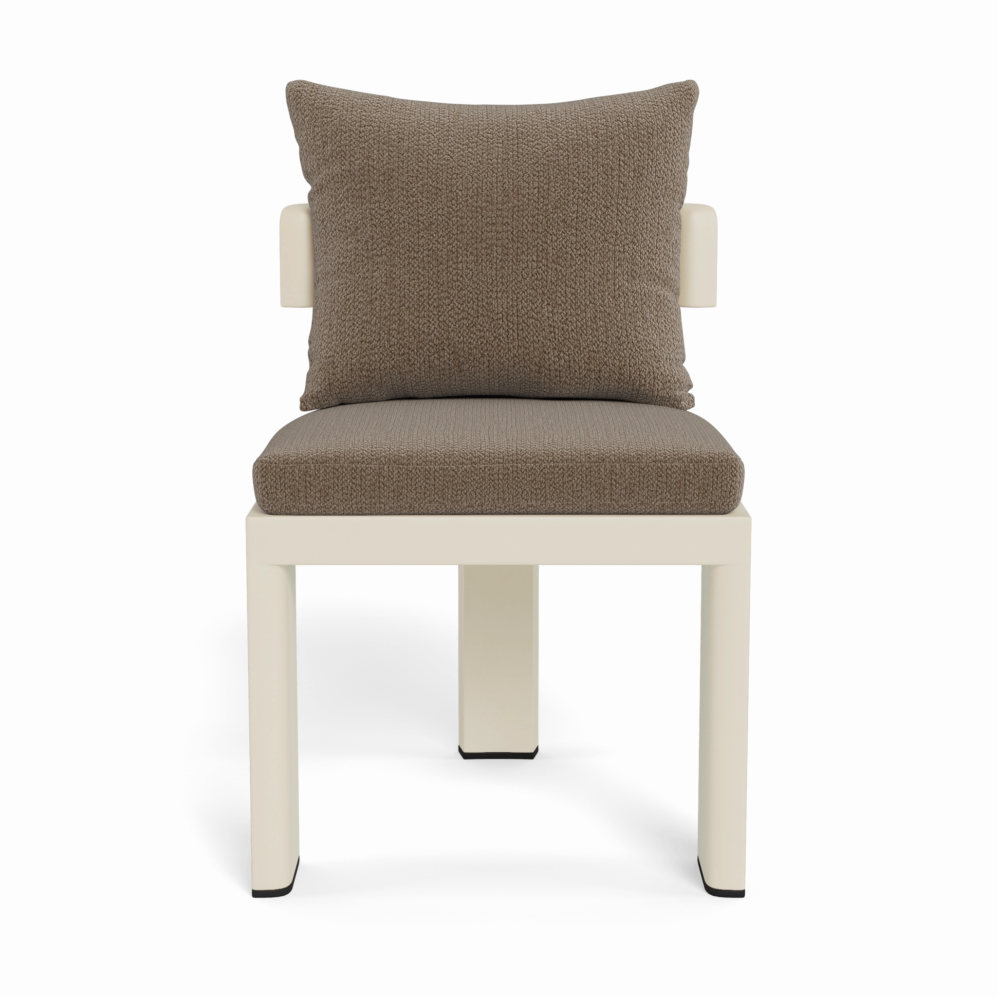 Victoria Aluminum Armless Dining Chair