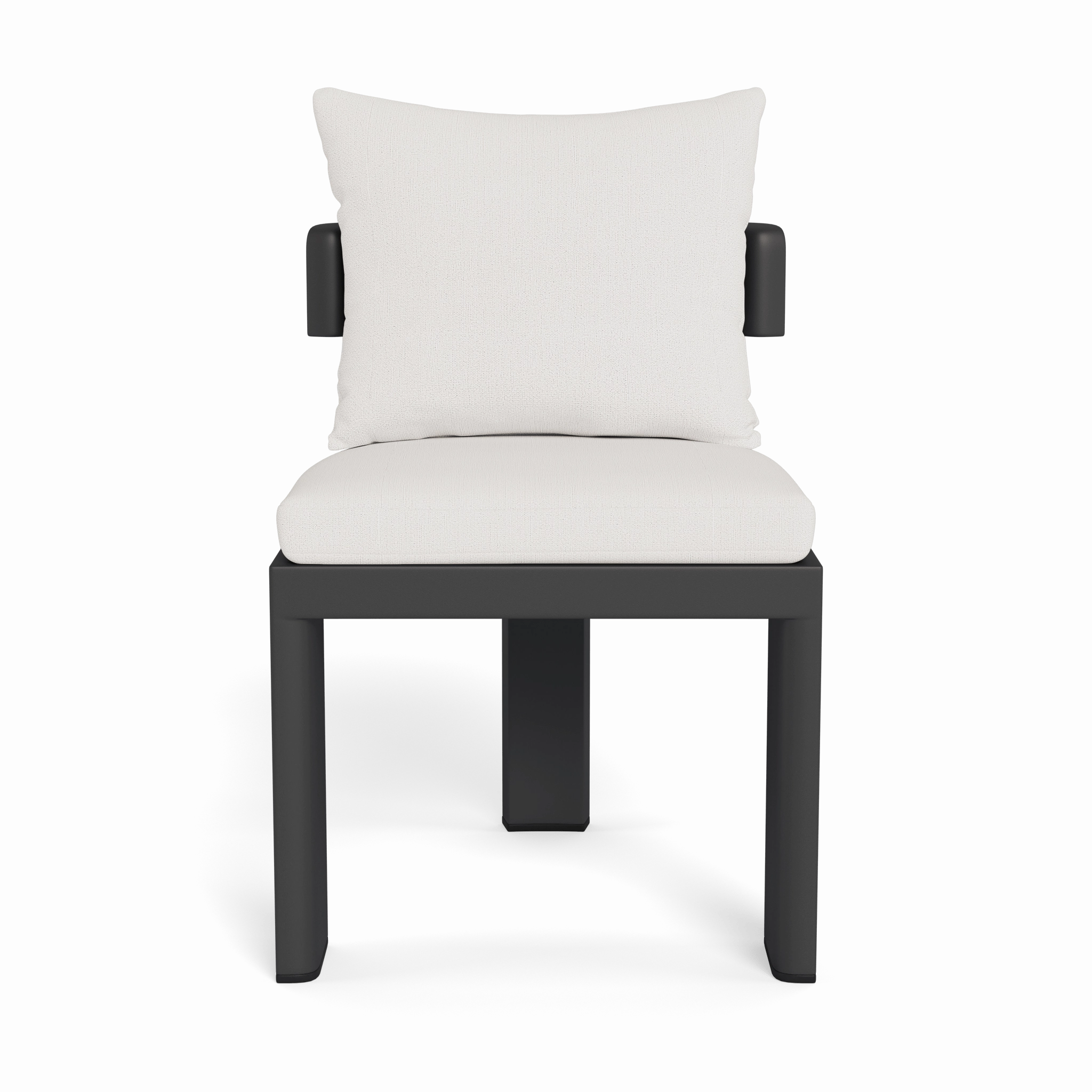 Victoria Aluminum Armless Dining Chair