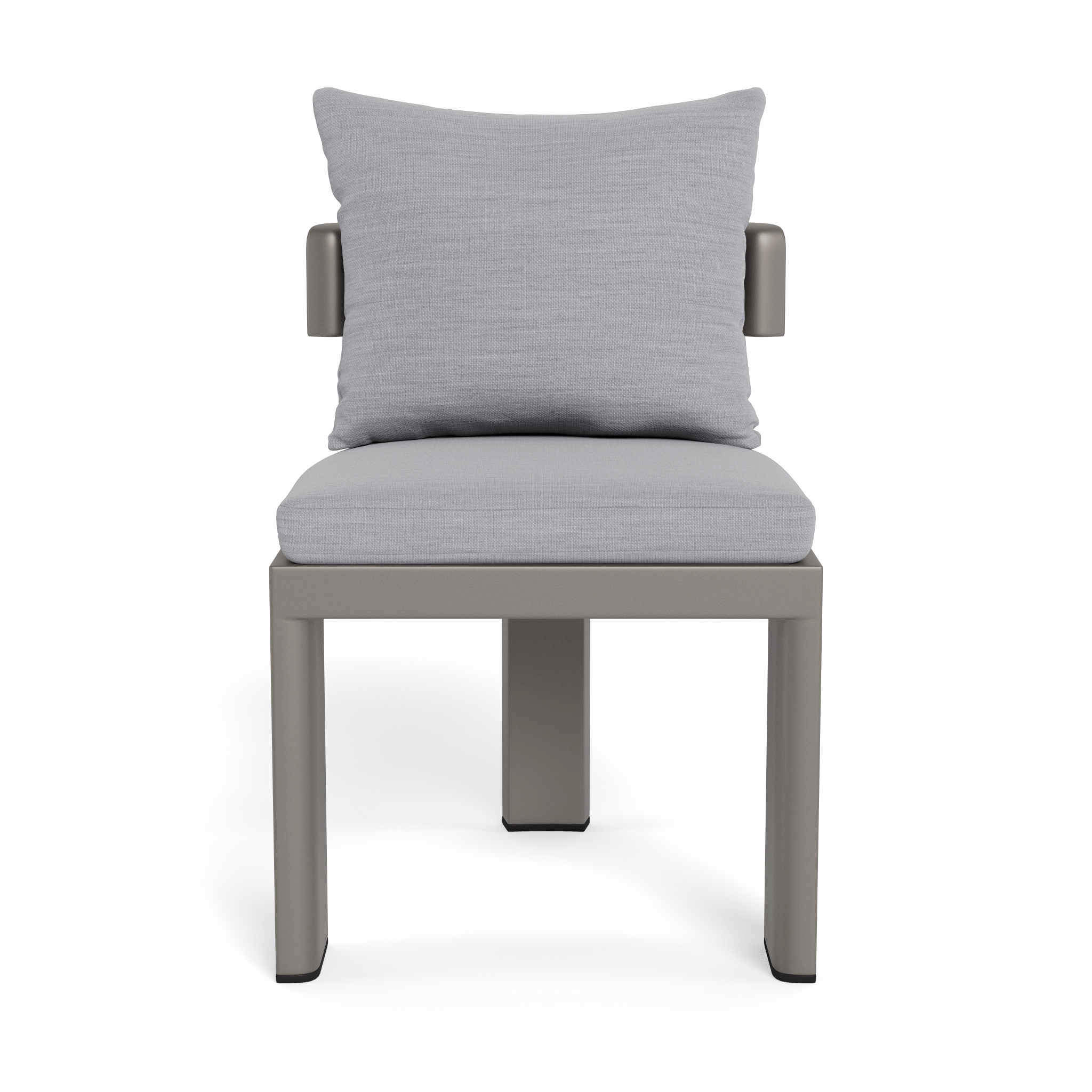 Victoria Aluminum Armless Dining Chair
