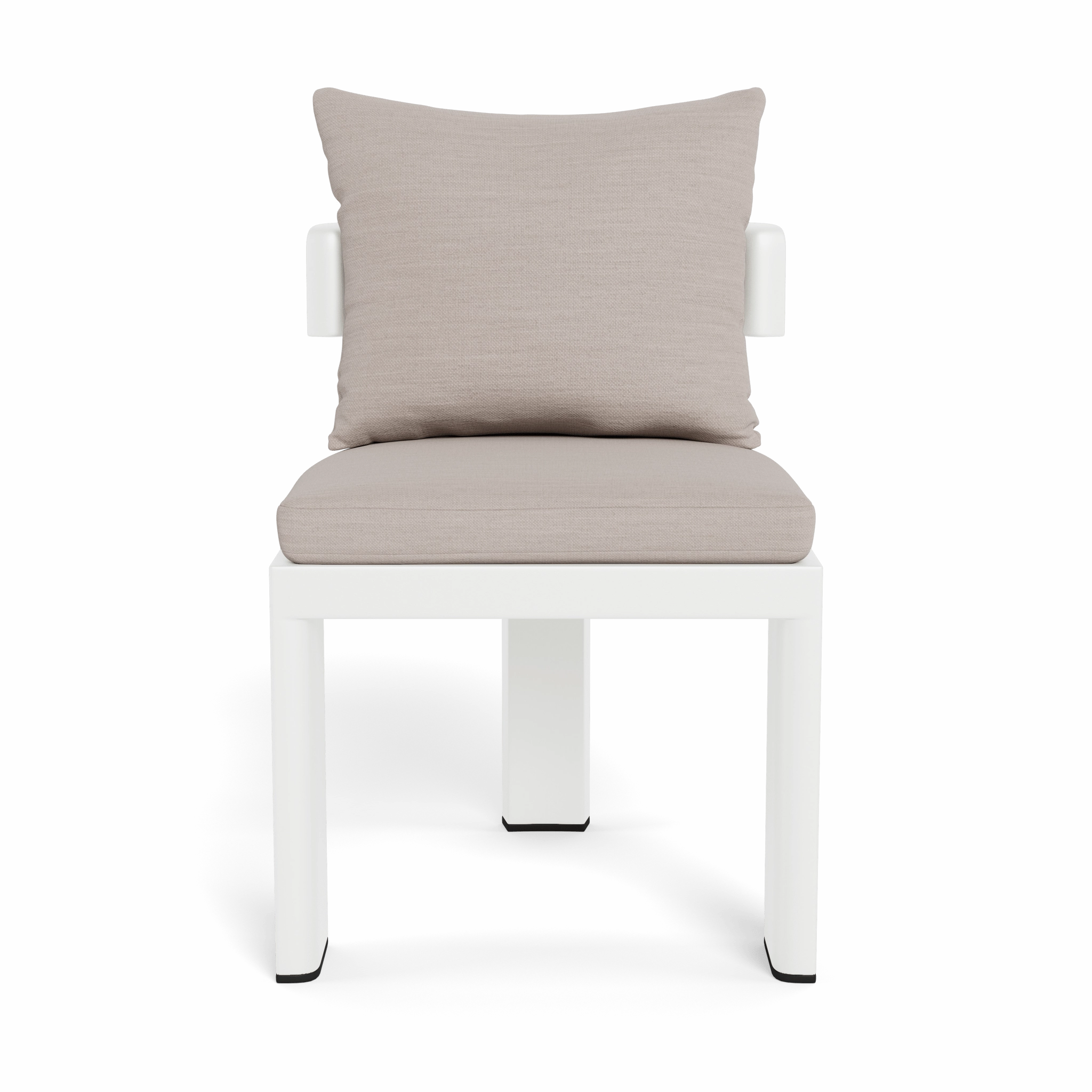 Victoria Aluminum Armless Dining Chair