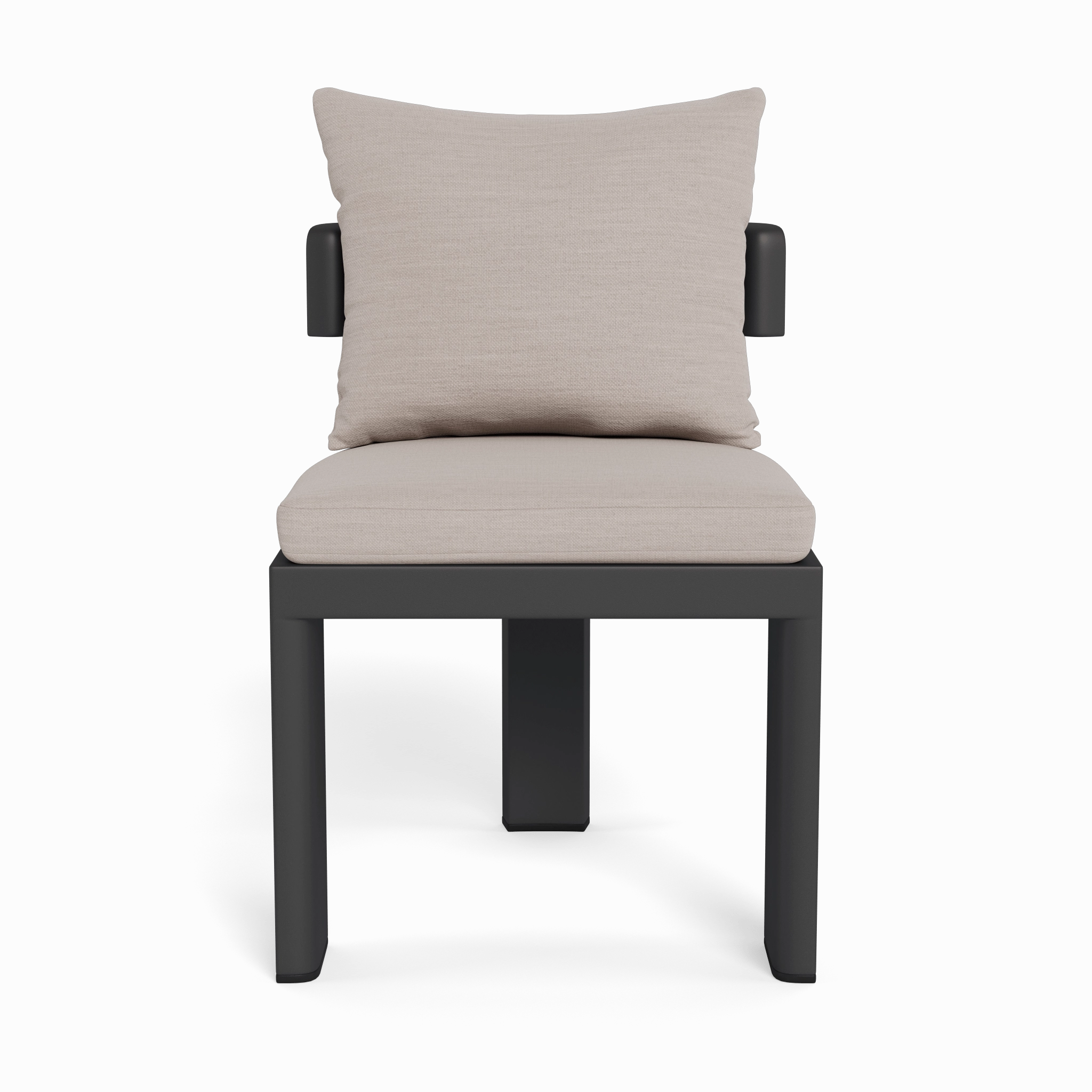Victoria Aluminum Armless Dining Chair