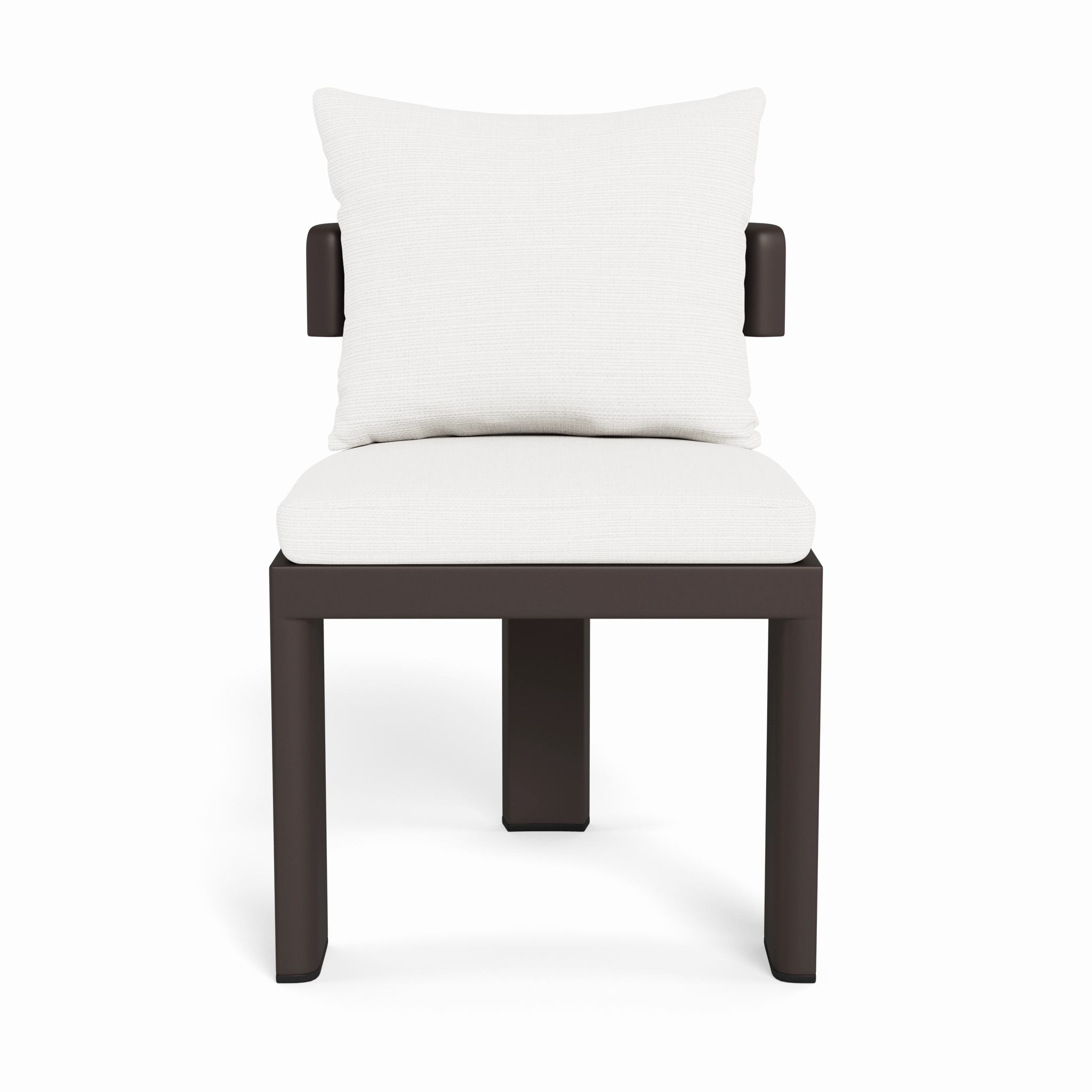 Victoria Aluminum Armless Dining Chair