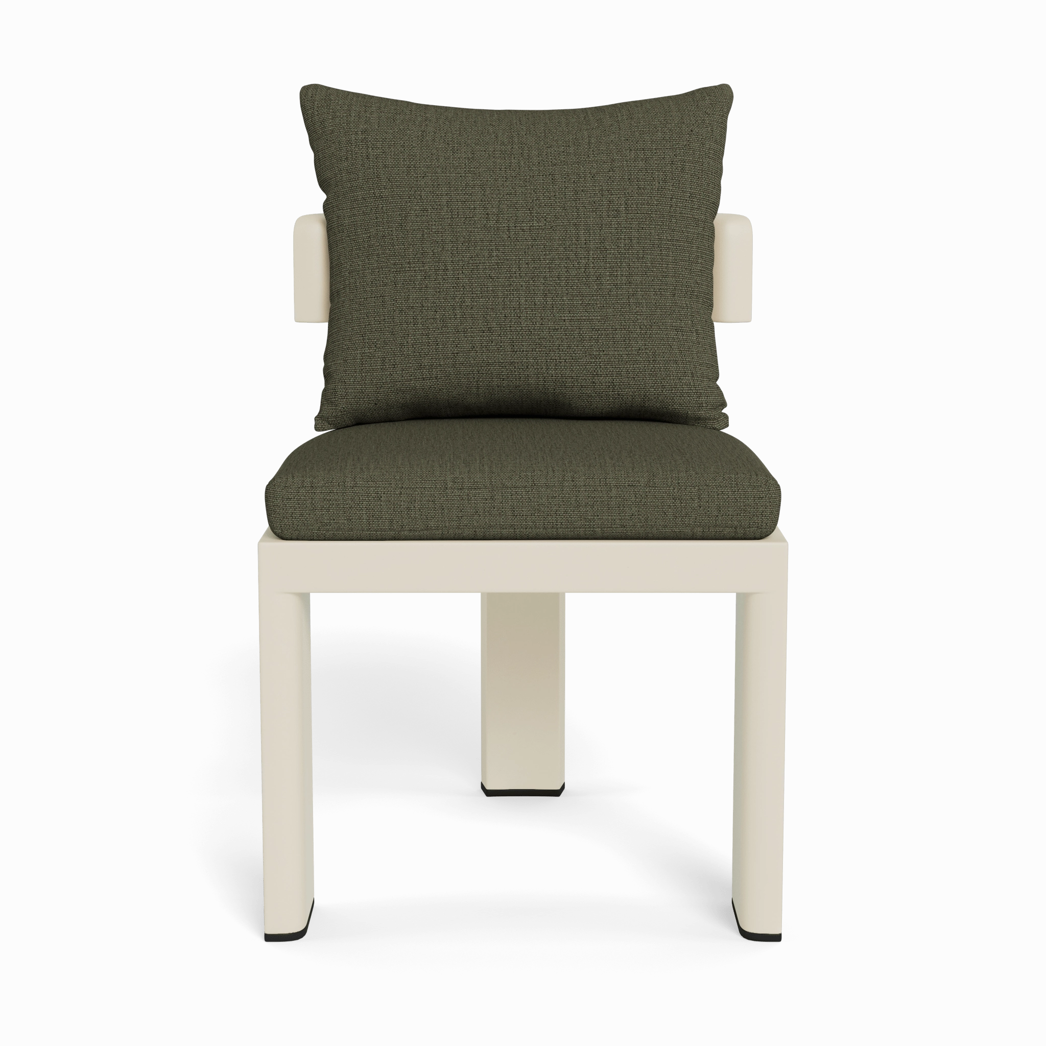 Victoria Aluminum Armless Dining Chair