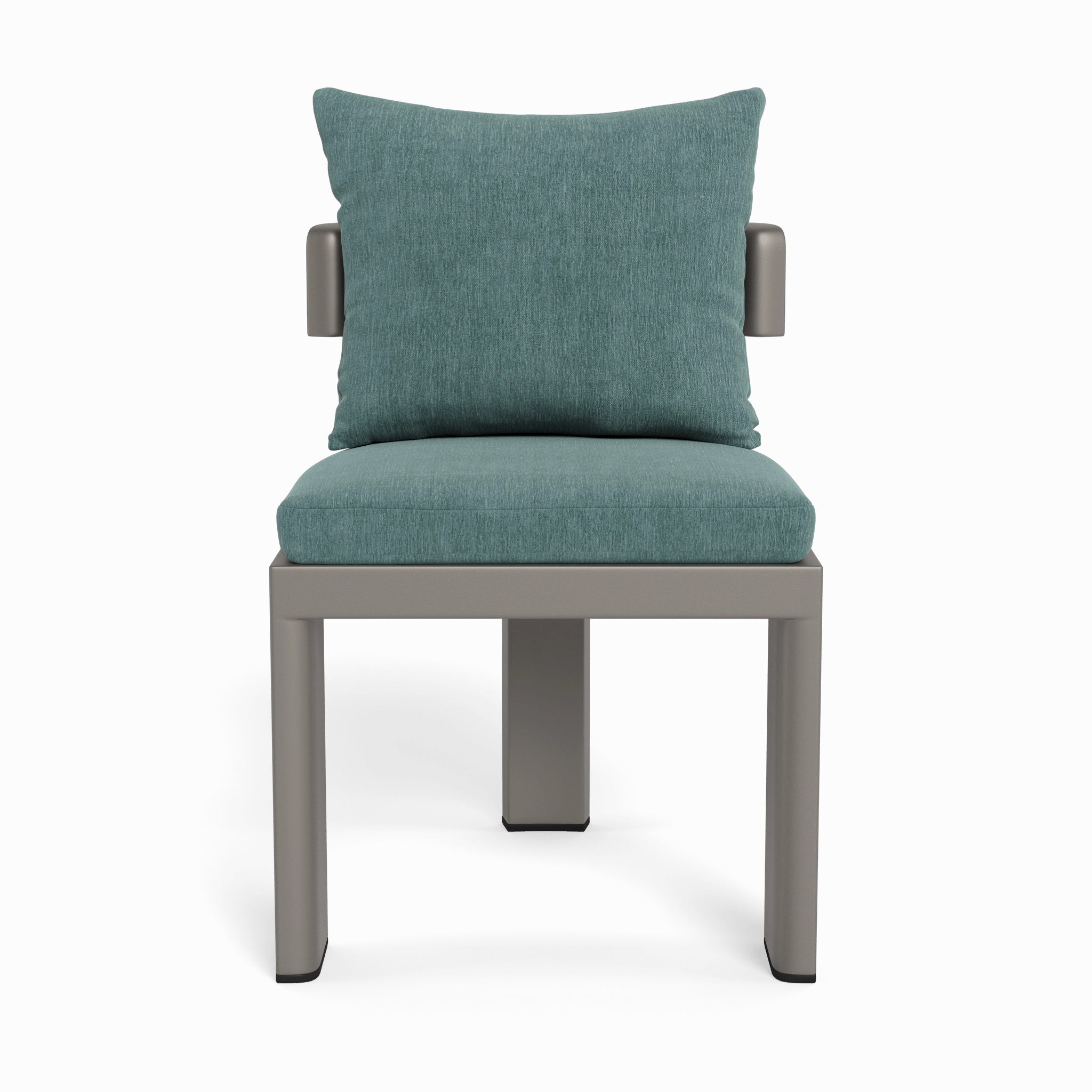 Victoria Aluminum Armless Dining Chair