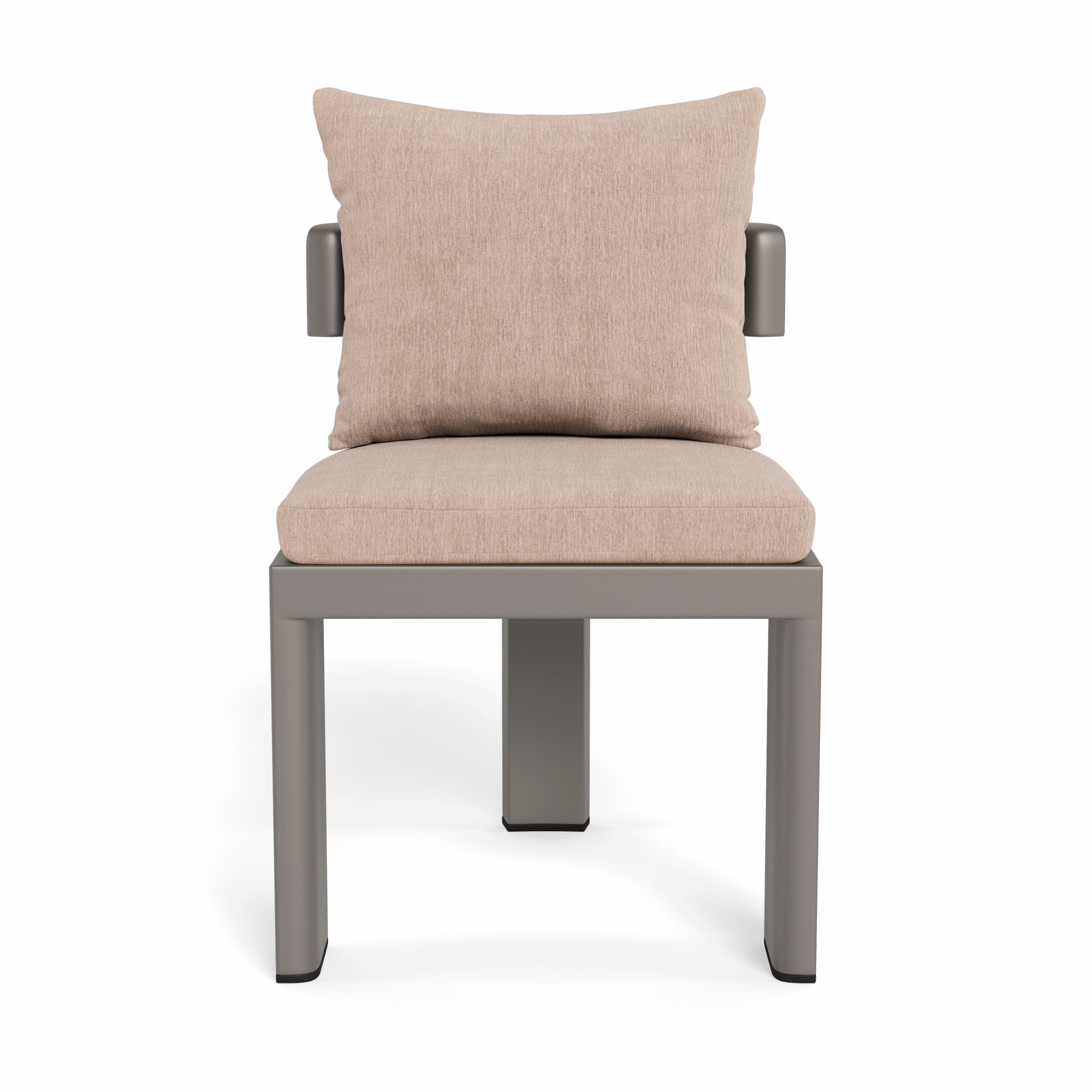 Victoria Aluminum Armless Dining Chair