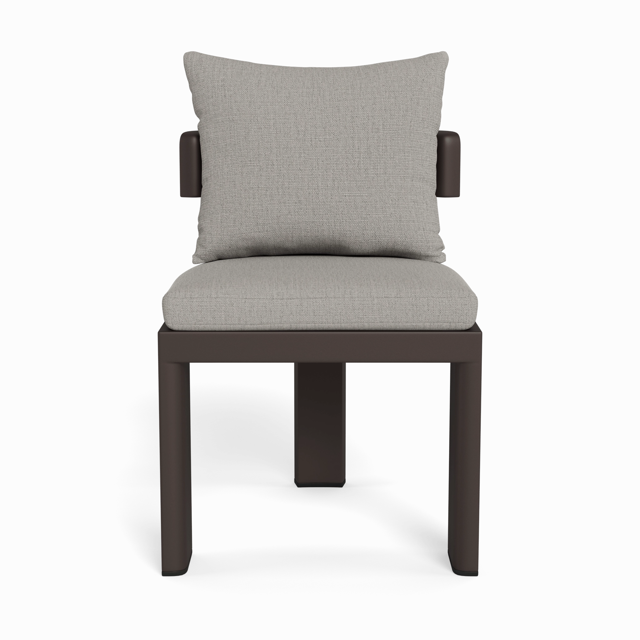Victoria Aluminum Armless Dining Chair