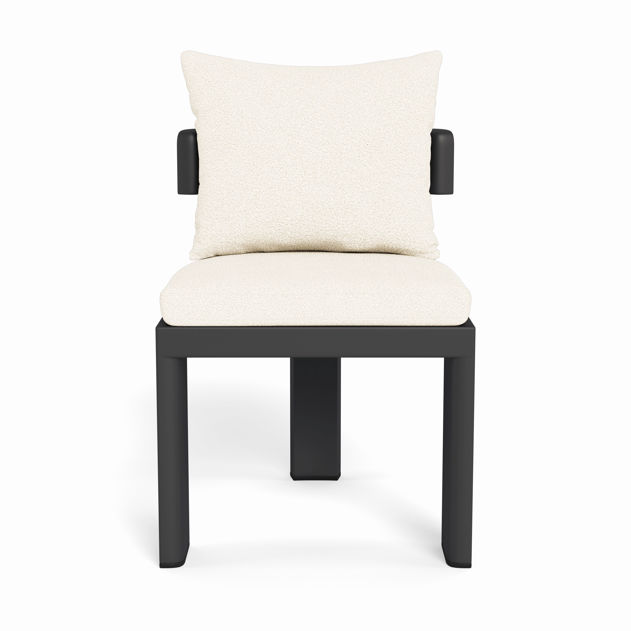 Victoria Aluminum Armless Dining Chair