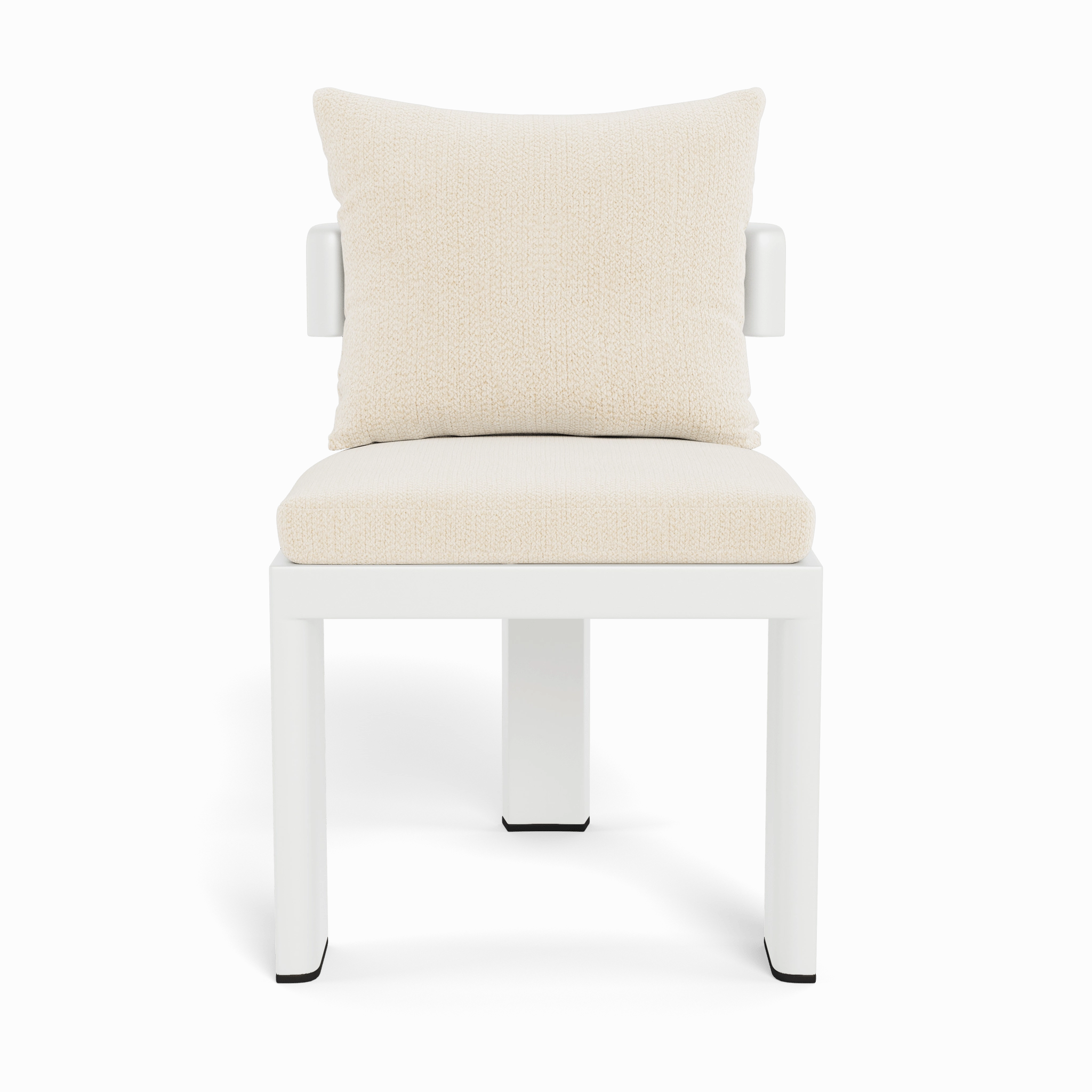 Victoria Aluminum Armless Dining Chair