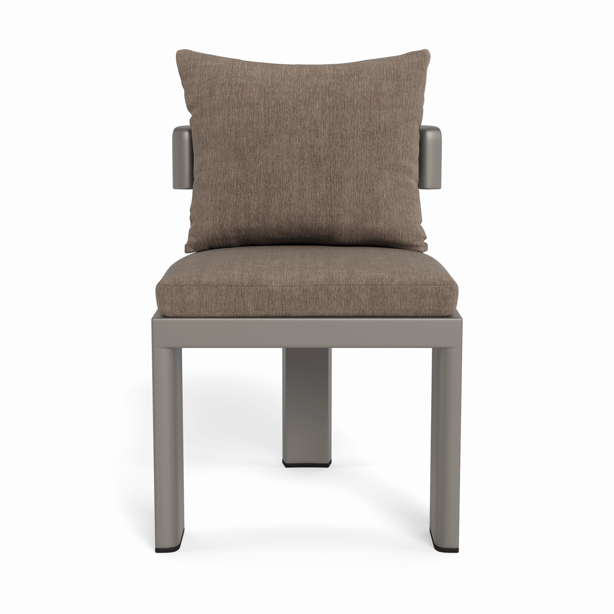 Victoria Aluminum Armless Dining Chair