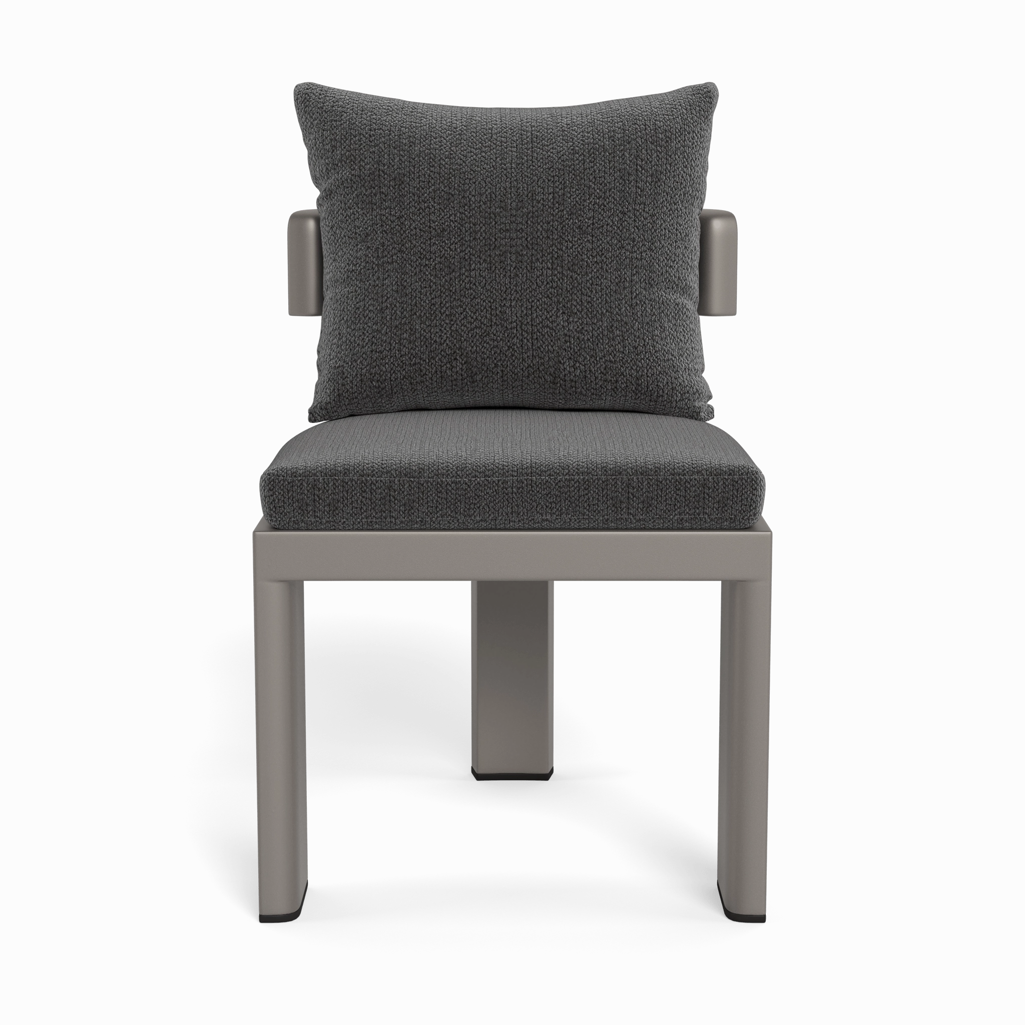 Victoria Aluminum Armless Dining Chair