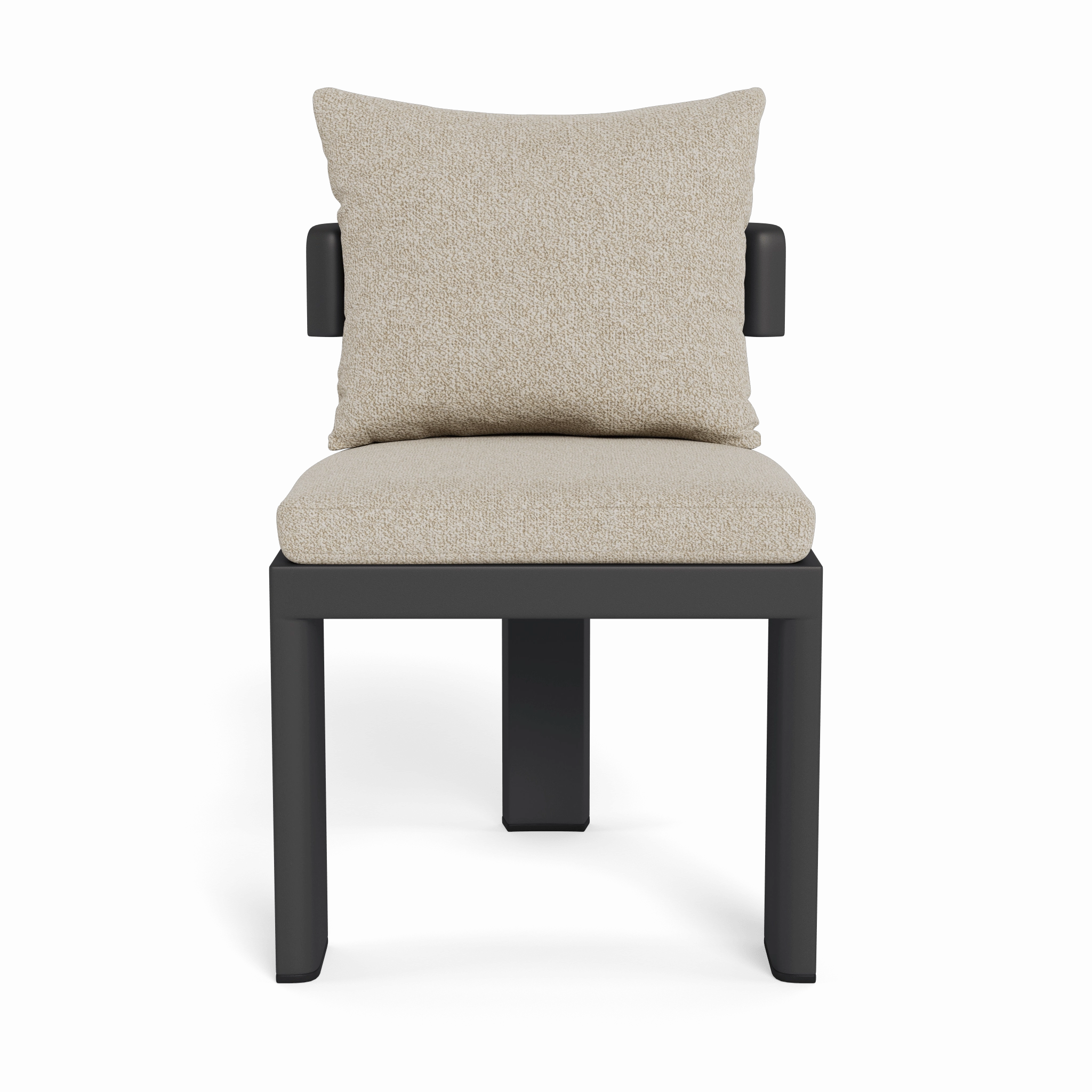 Victoria Aluminum Armless Dining Chair