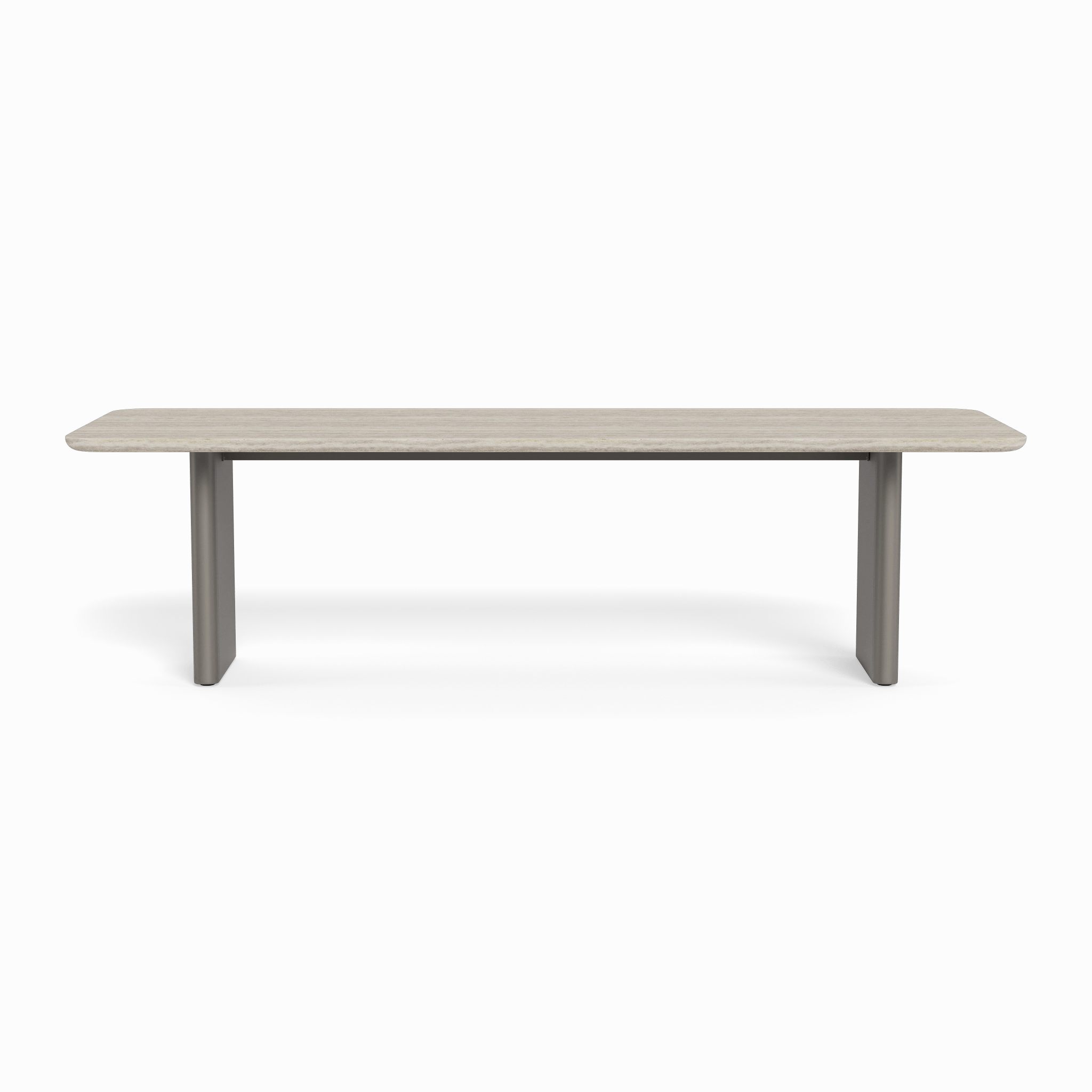 Victoria Aluminum Dining Table 108"