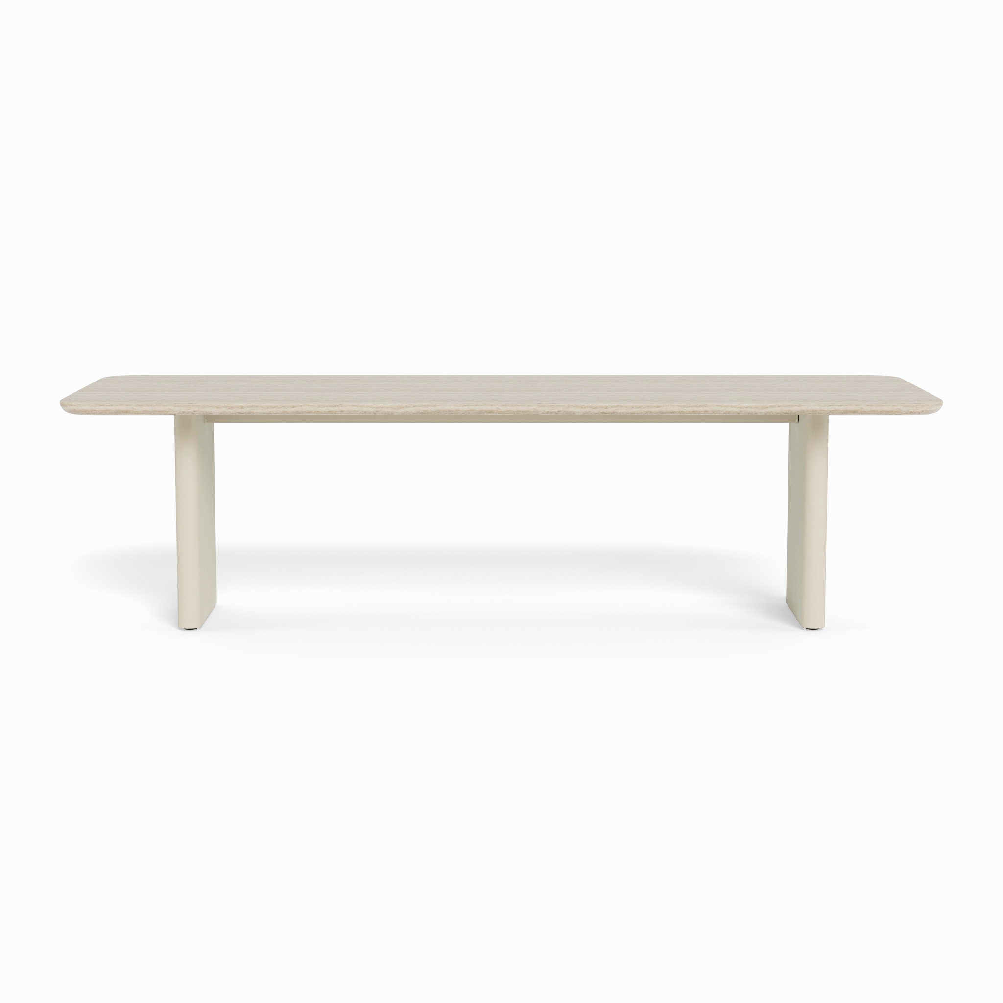 Victoria Aluminum Dining Table 108"