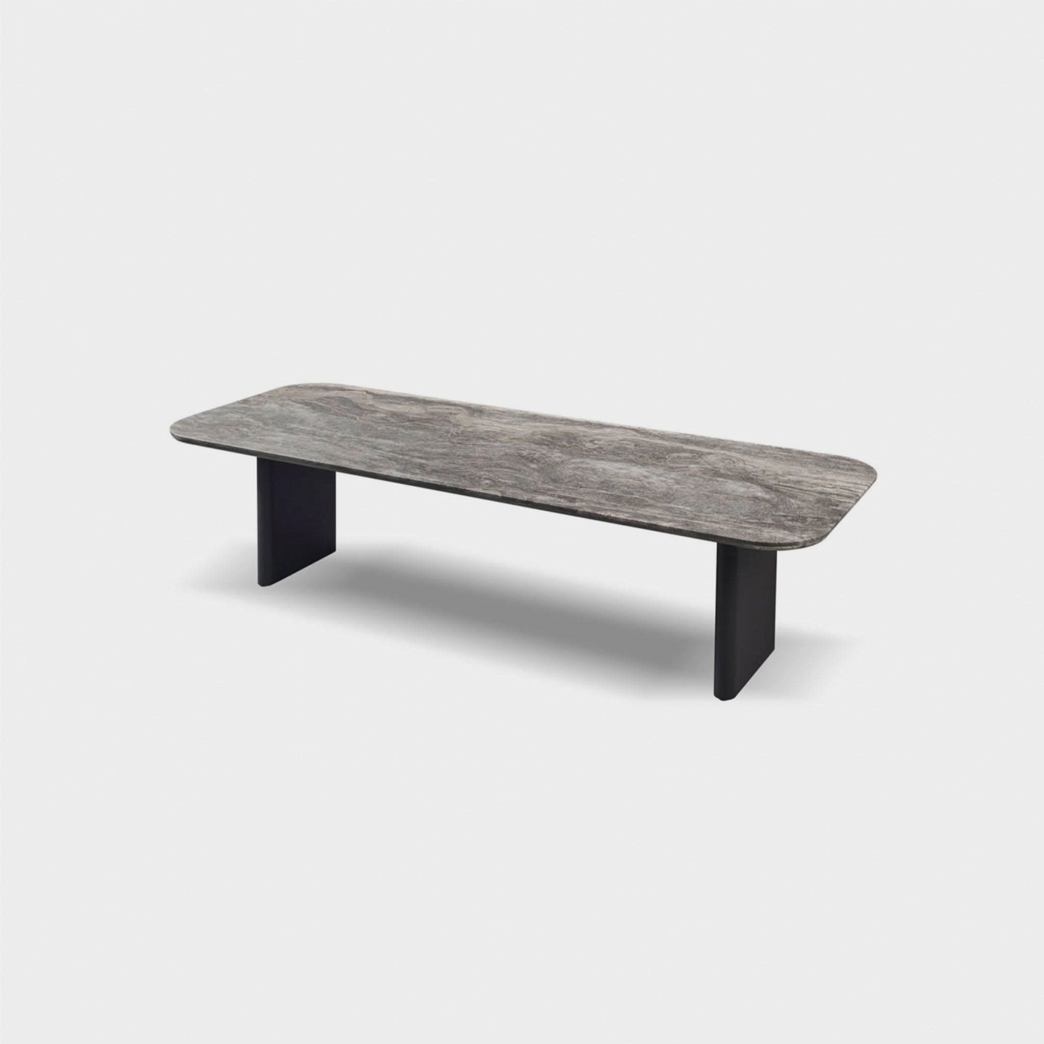 Victoria Aluminum Dining Table 108"