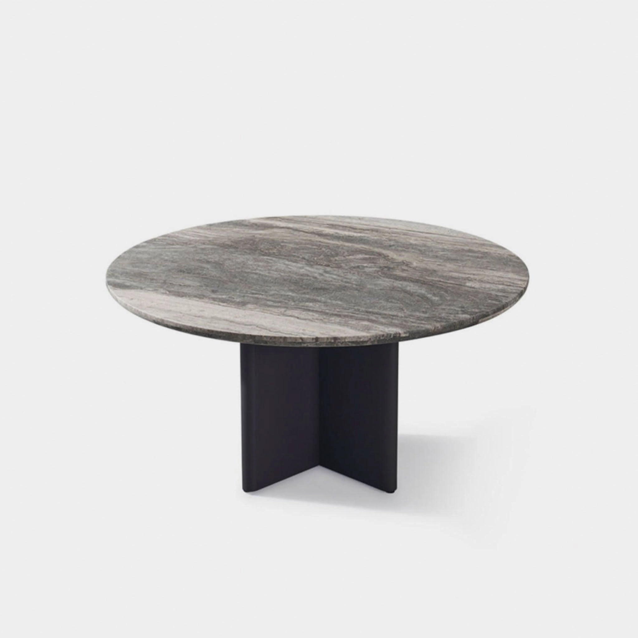 Victoria Aluminum Stone Round Dining Table 60"