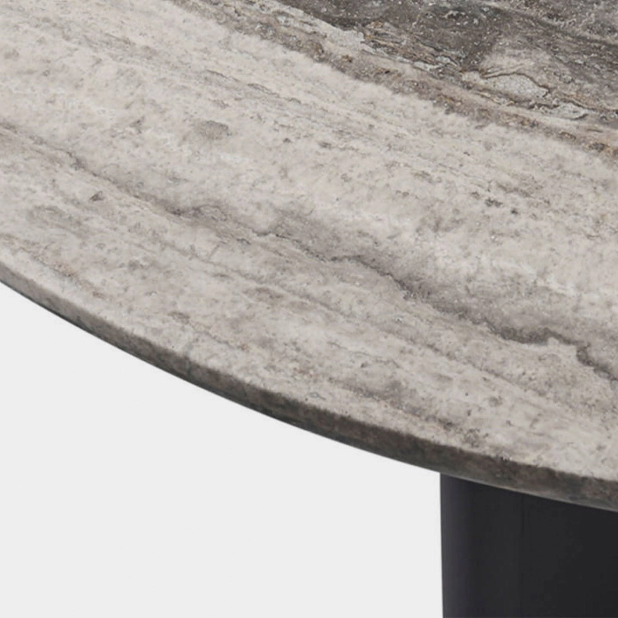 Victoria Aluminum Stone Round Dining Table 60"