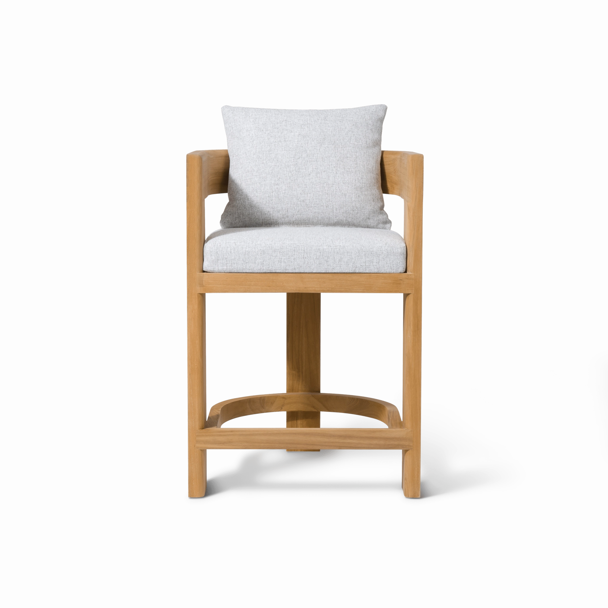 Victoria Teak Counter Stooloutdoor counter height stool