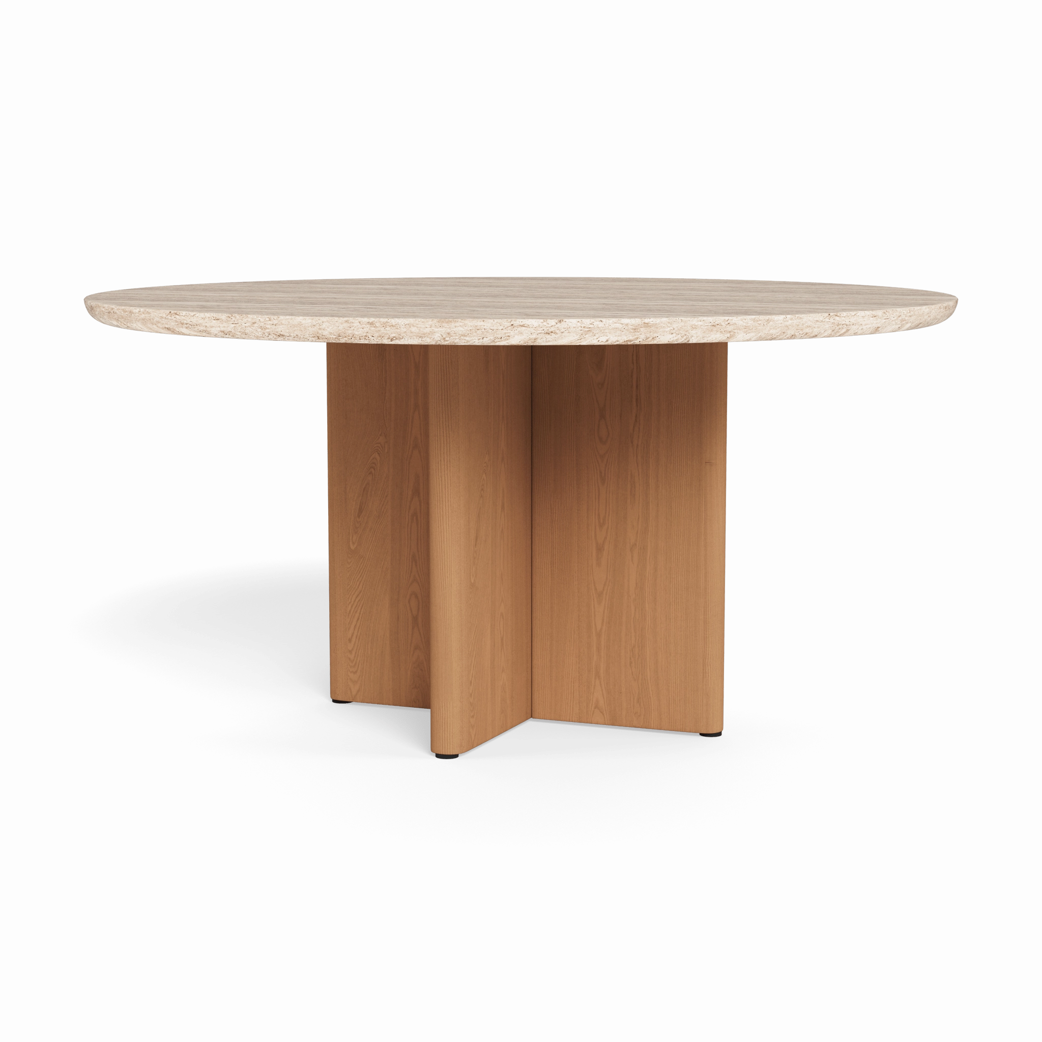Victoria Teak Round Dining Table 1500