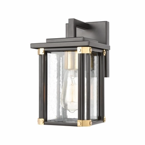 Vincentown One Light Outdoor Wall Sconce Matte BlackOutdoor wall sconces with motion sensor