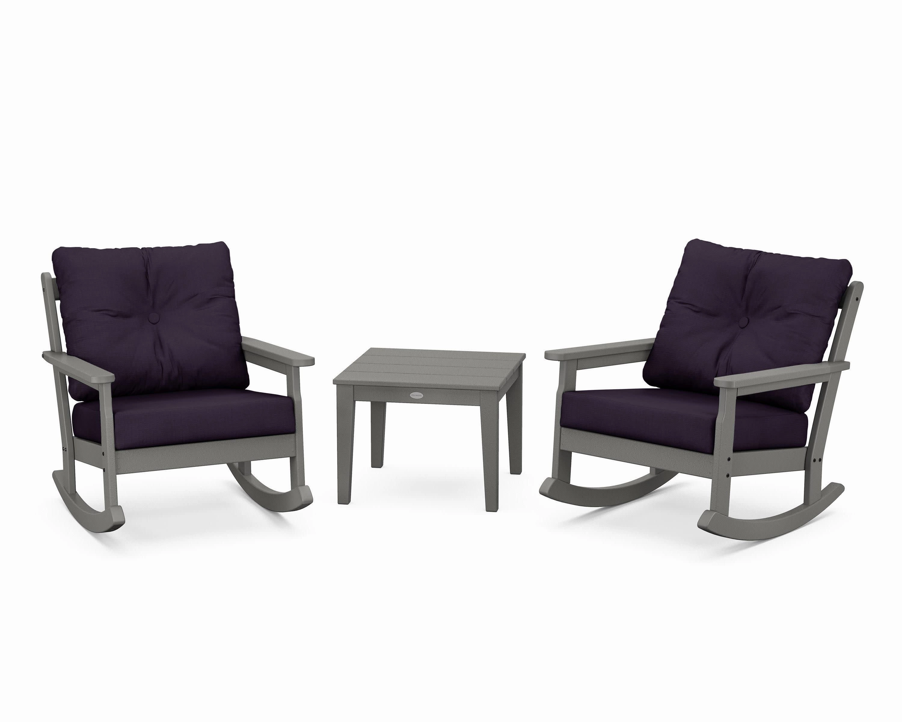 Vineyard 3-Piece Deep Seating Rocker Set
